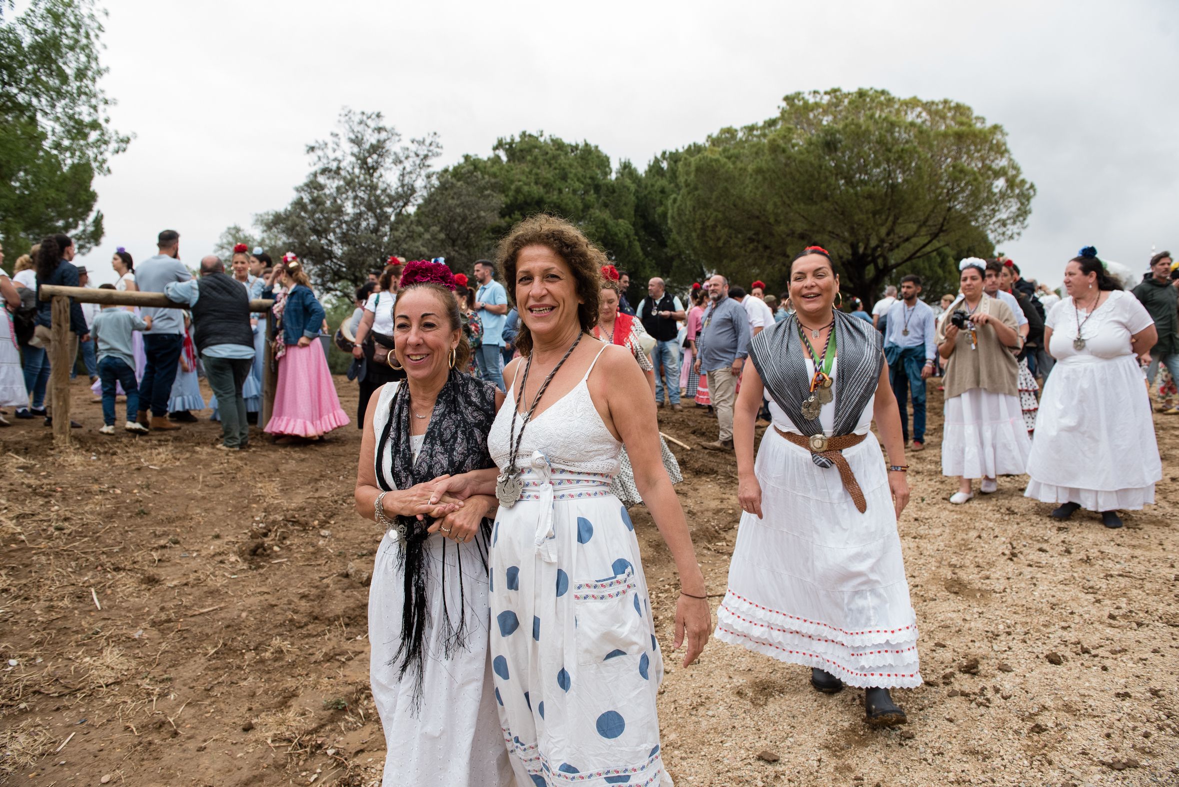 Hermandades de Lucena y de Málaga a su paso por el río Quema 