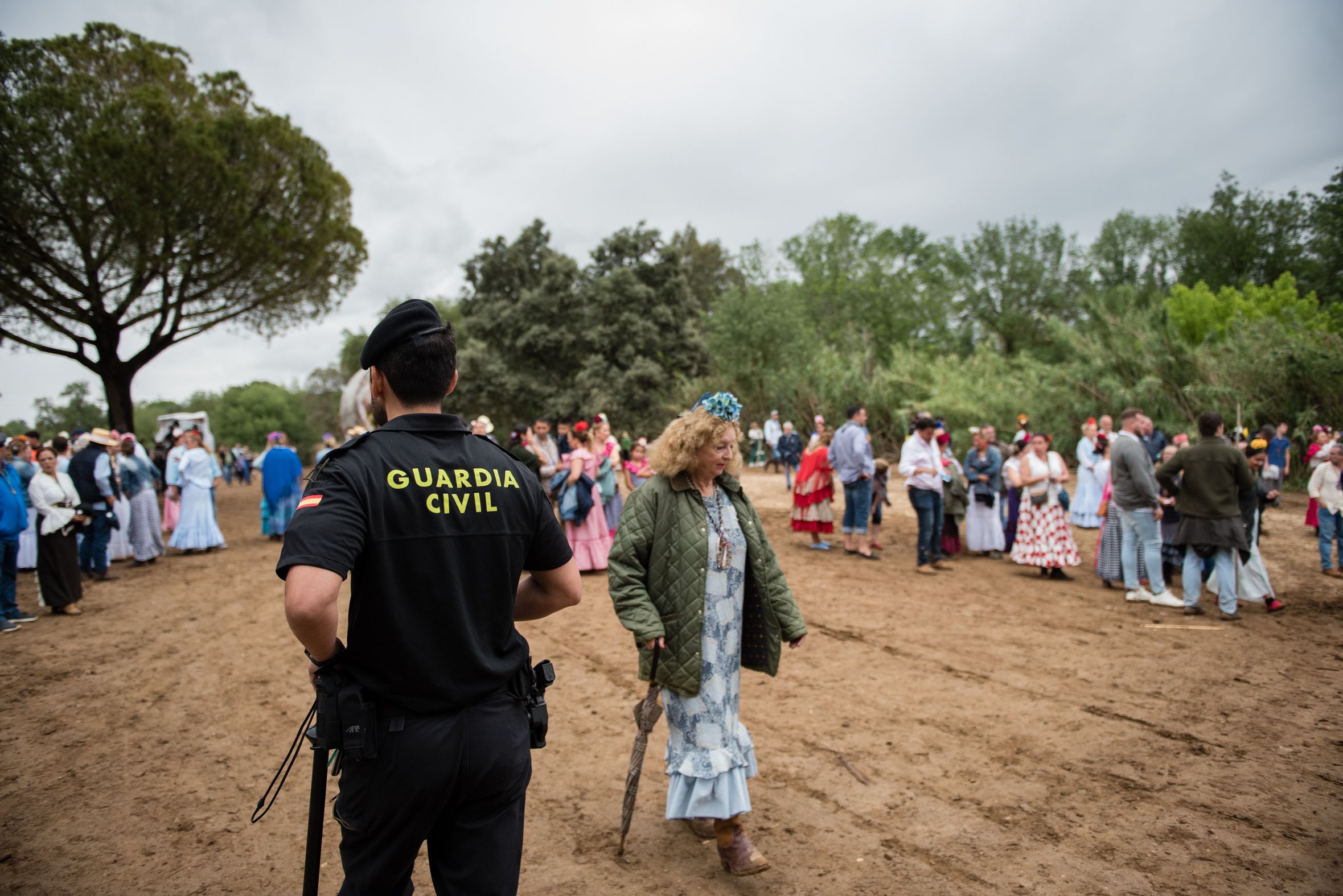 La Guardia Civil vigilando el Vado del Quema.