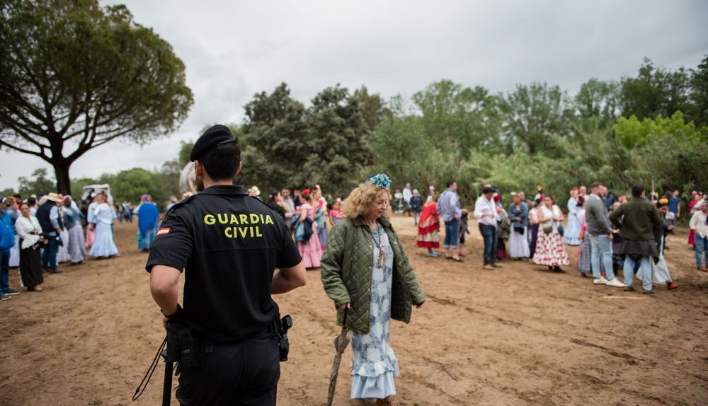 La Guardia Civil vigilando el Vado del Quema.