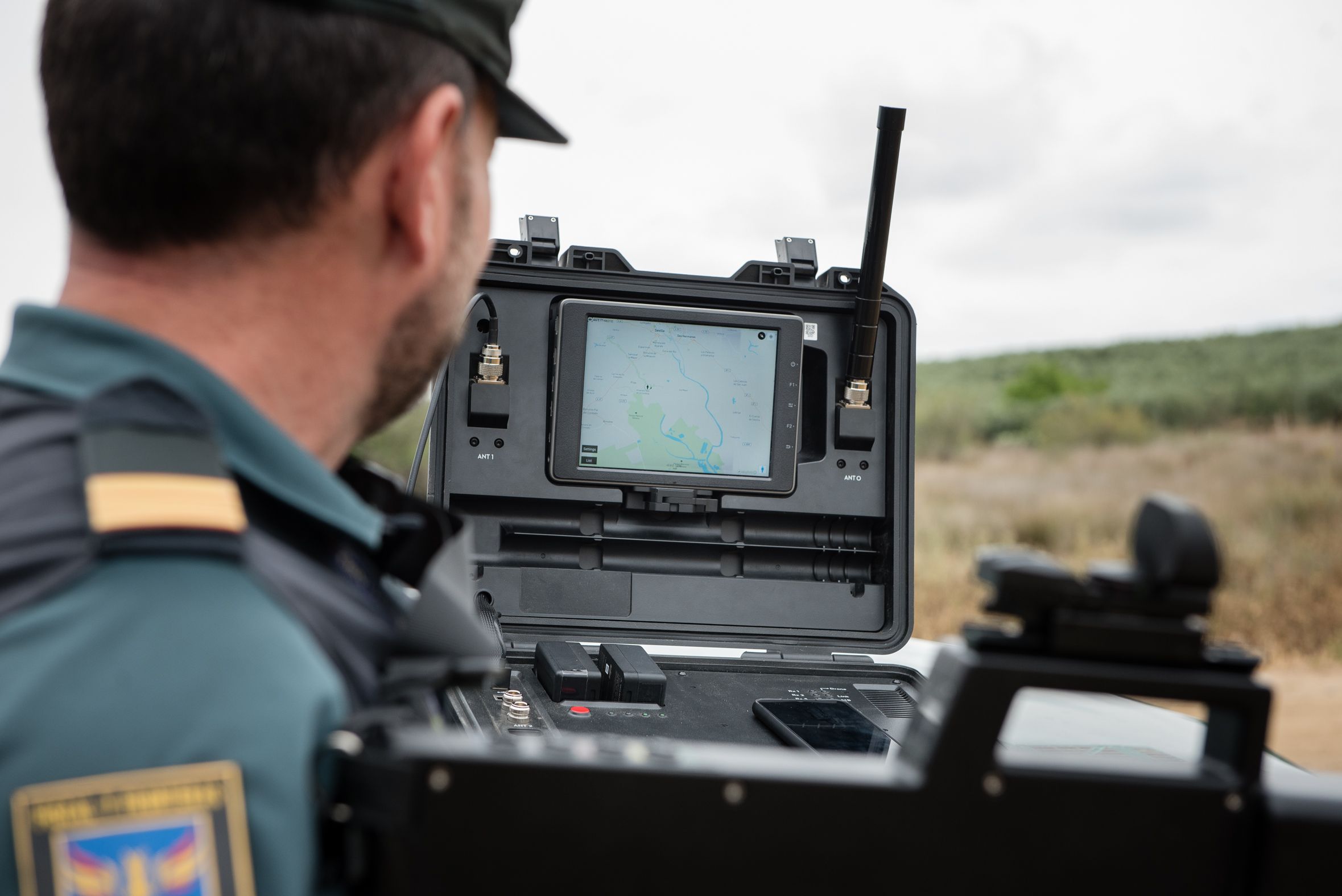 Agentes de la Guardia Civil durante el Plan Romero de 2023