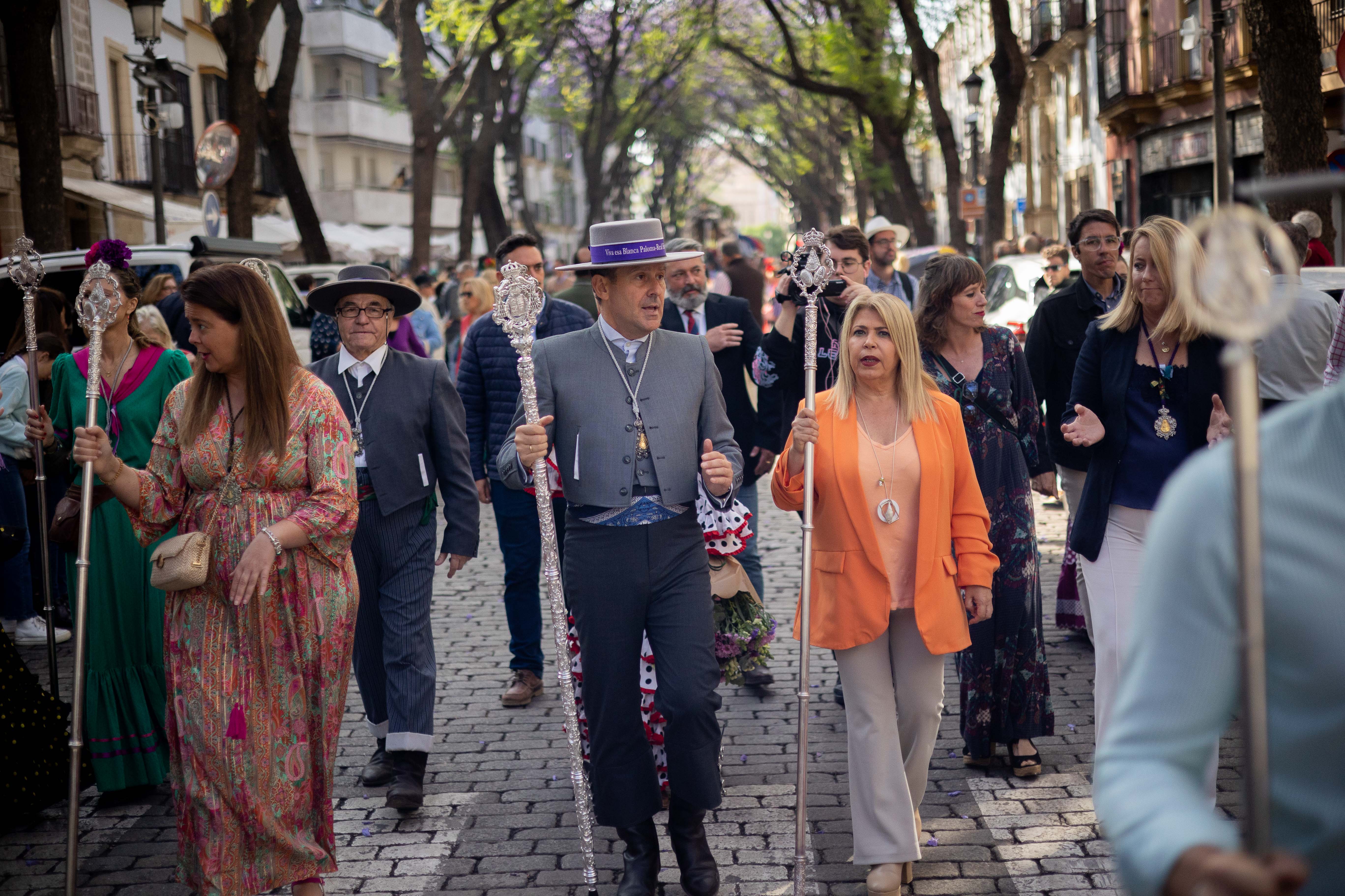 Salida de la hermandad del Rocío de Jerez