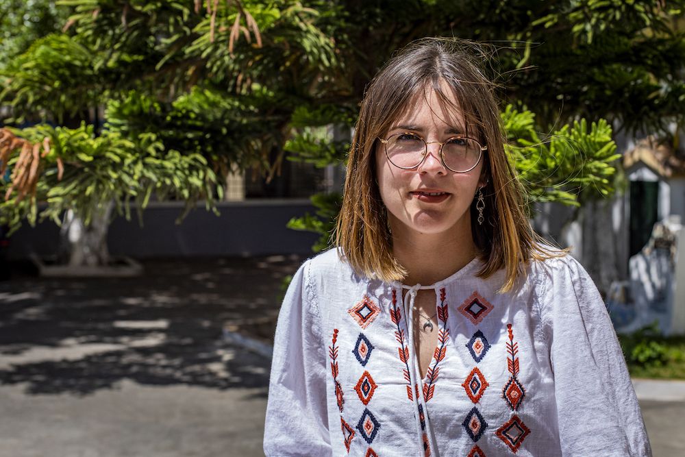 Giovanna Izquierdo, posando para lavozdelsur.es.
