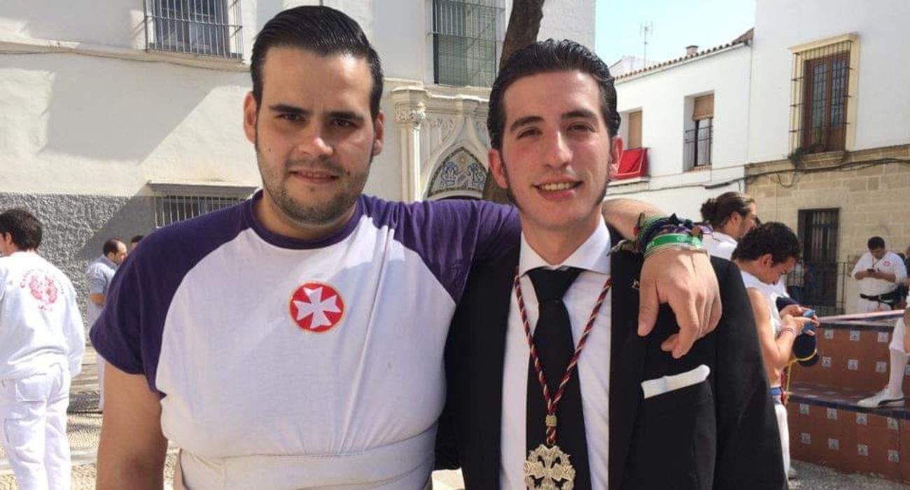 Rubén Berrocal, a la izquierda de la imagen.