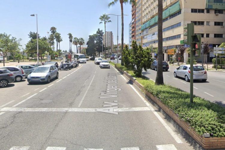 El lugar de la tragedia: un piso de la avenida Virgen del Carmen, en Algeciras, en una imagen de Google Maps.