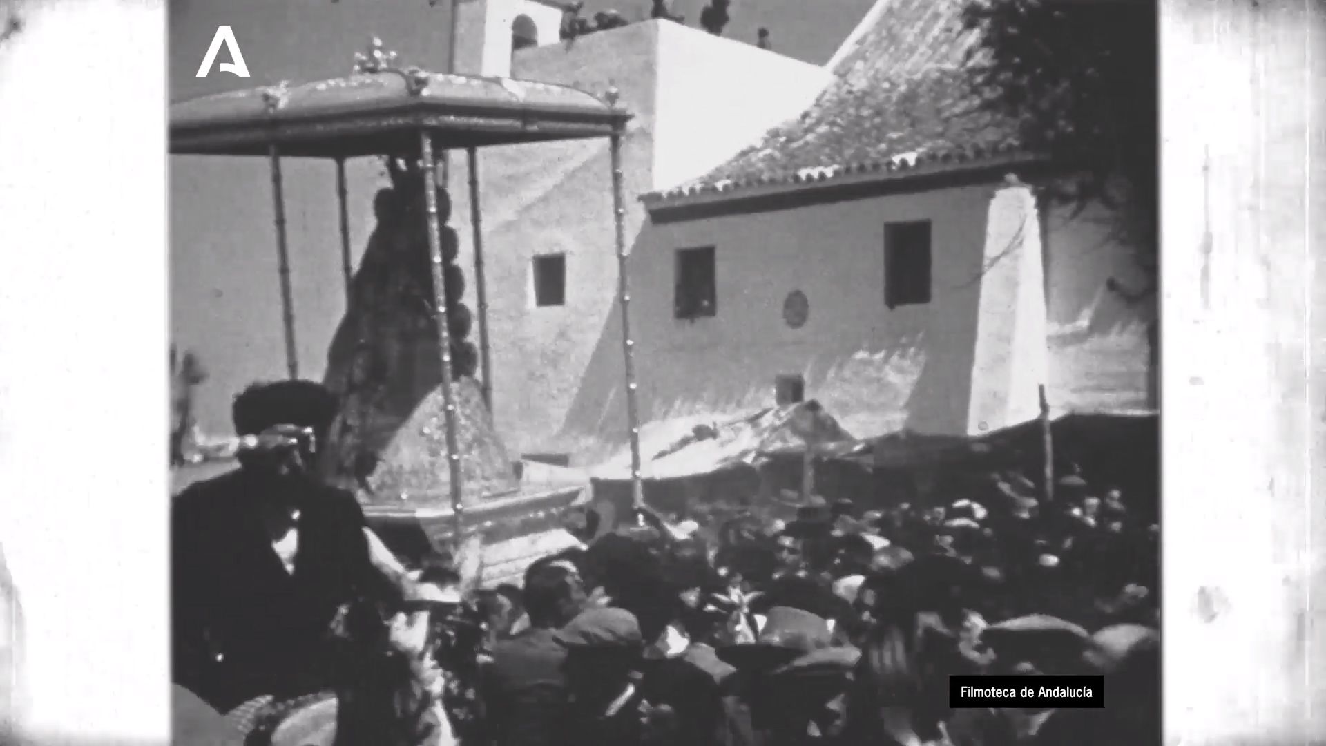 Así era la romería del Rocío hace casi 90 años: unos fotogramas únicos.