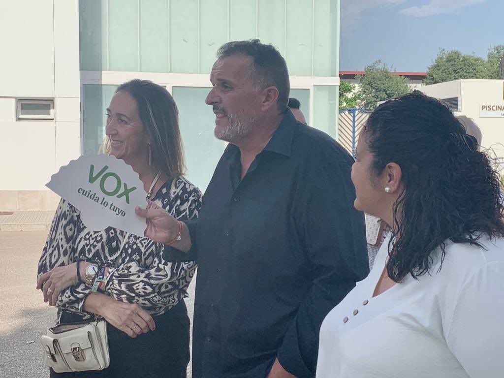 Paco Franco en un acto de campaña.