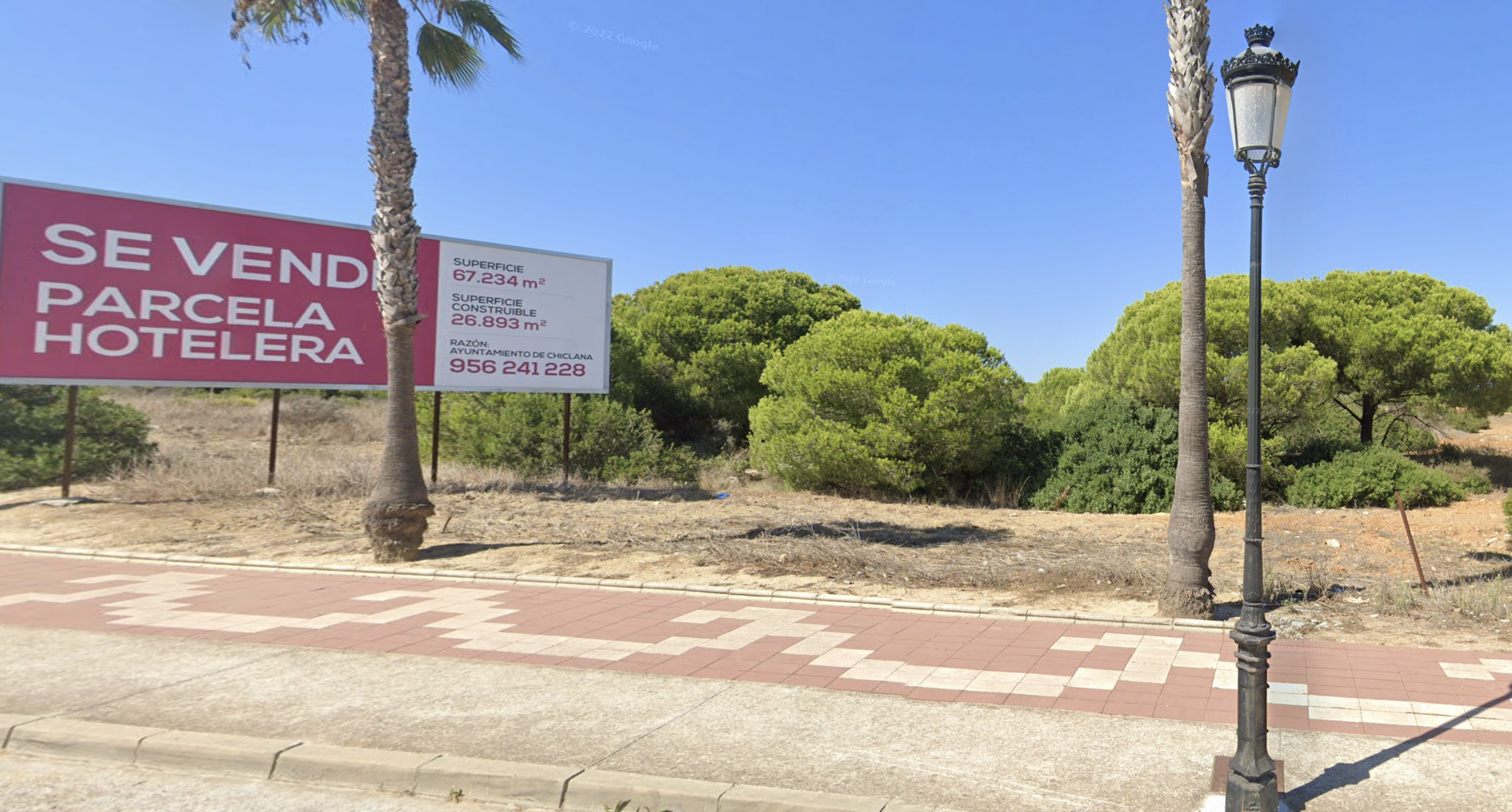 El Ayuntamiento de Chiclana ingresa 9,4 millones por la venta de un solar en la Loma del Puerco.