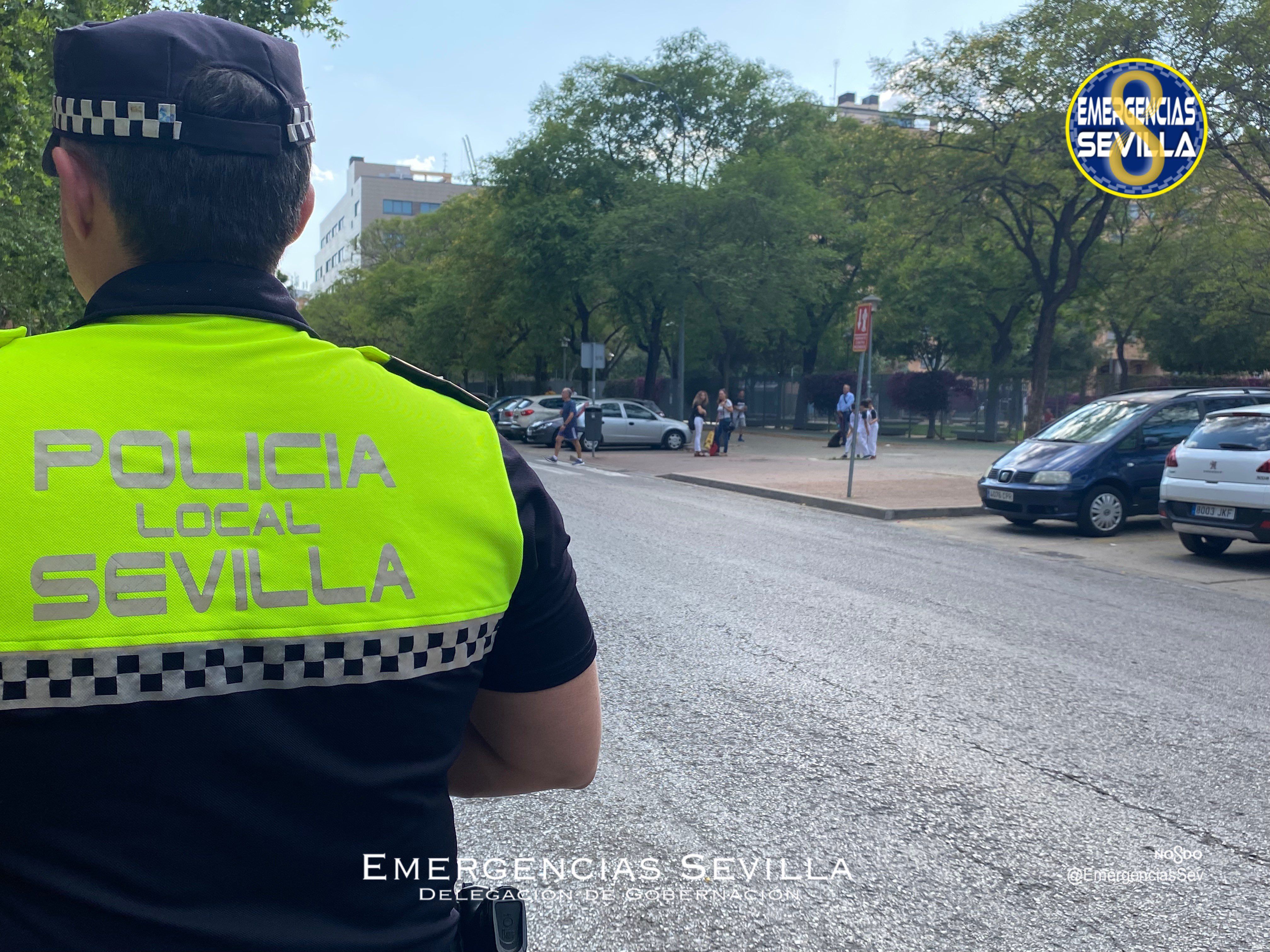 El lugar donde se ha producido el atropello en Sevilla.