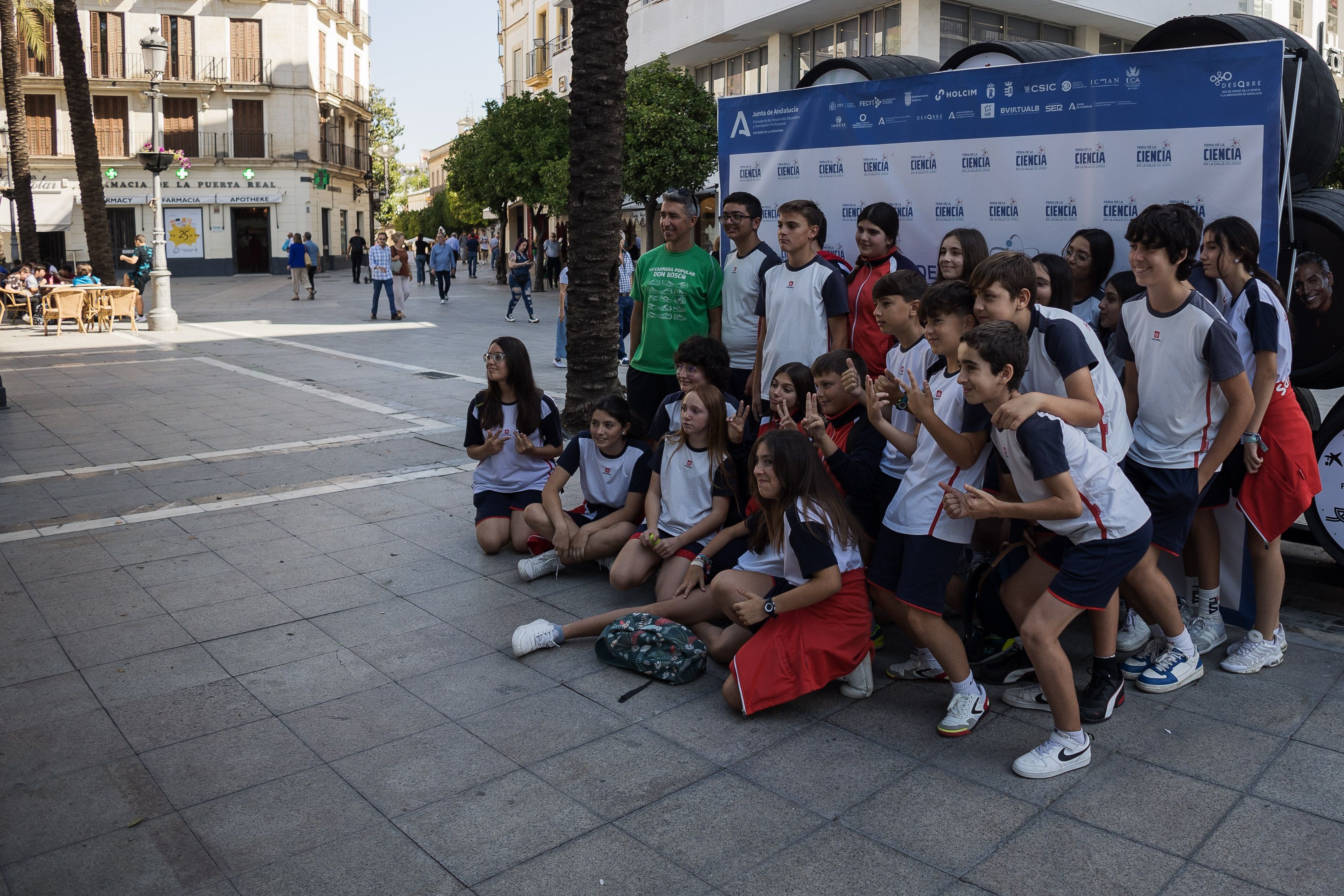 Inauguración de la XI Feria de la Ciencia en la Calle en Jerez 2