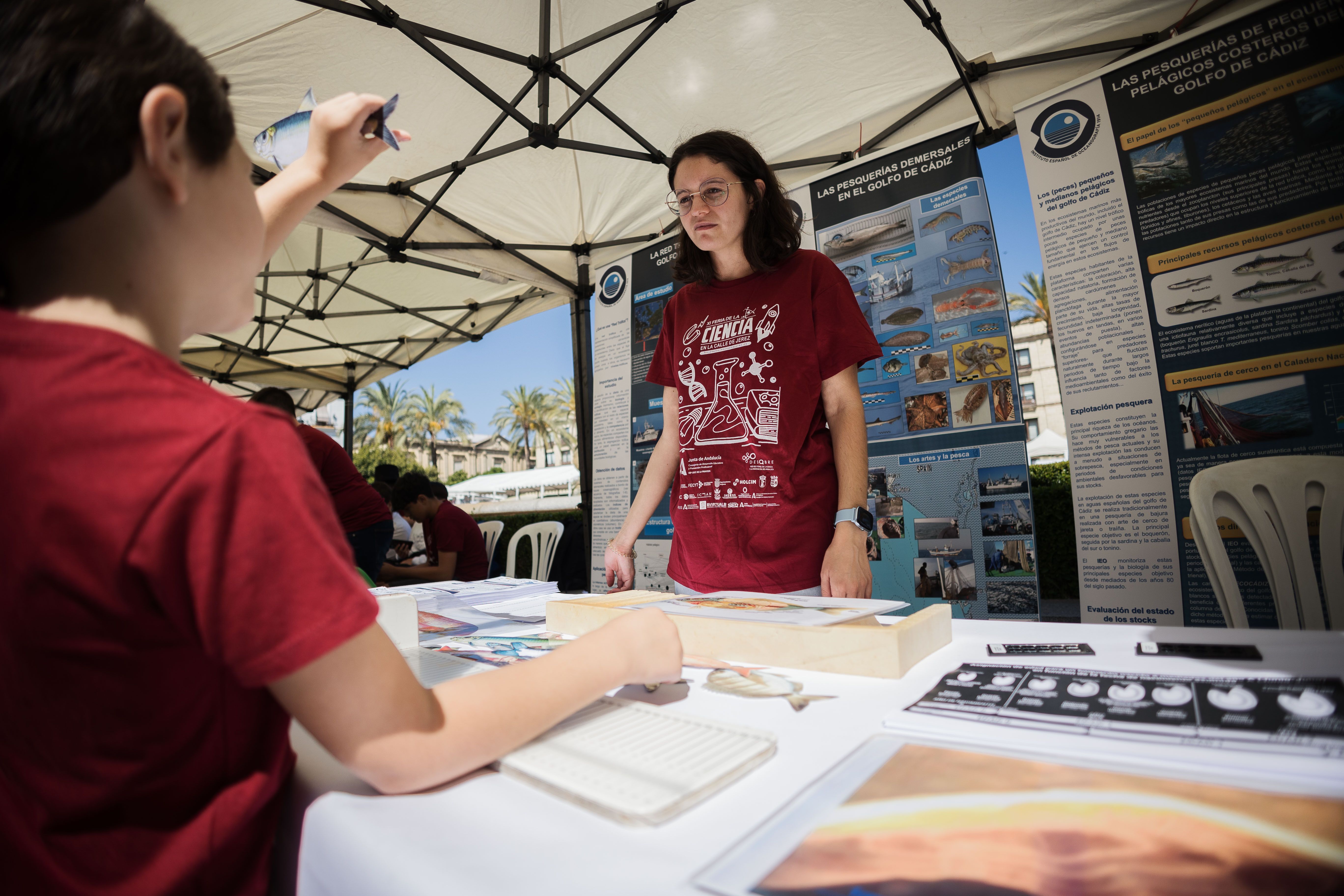 Inauguración de la XI Feria de la Ciencia en la Calle en Jerez 11