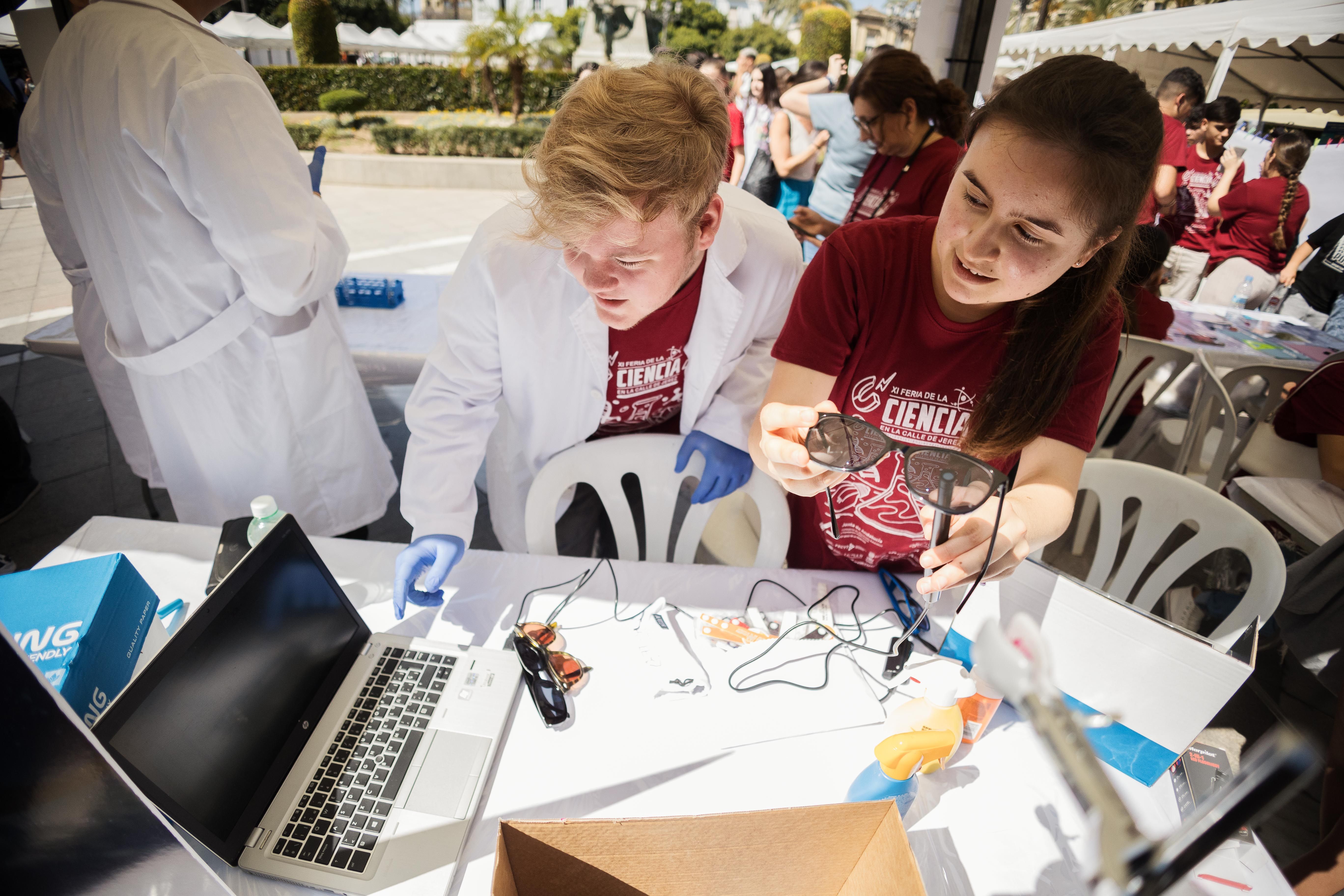 Inauguración de la XI Feria de la Ciencia en la Calle en Jerez 26