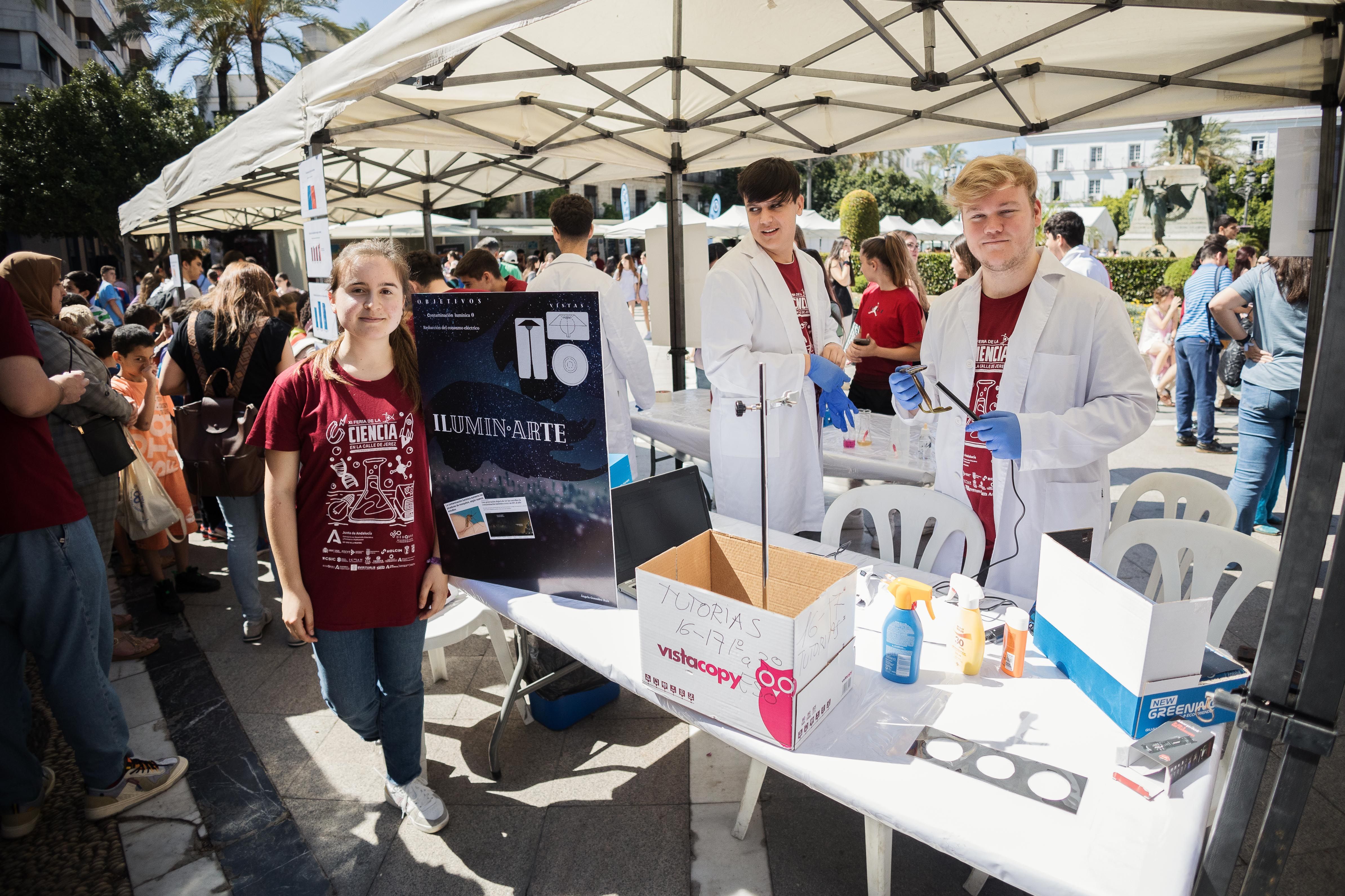 Inauguración de la XI Feria de la Ciencia en la Calle en Jerez 27