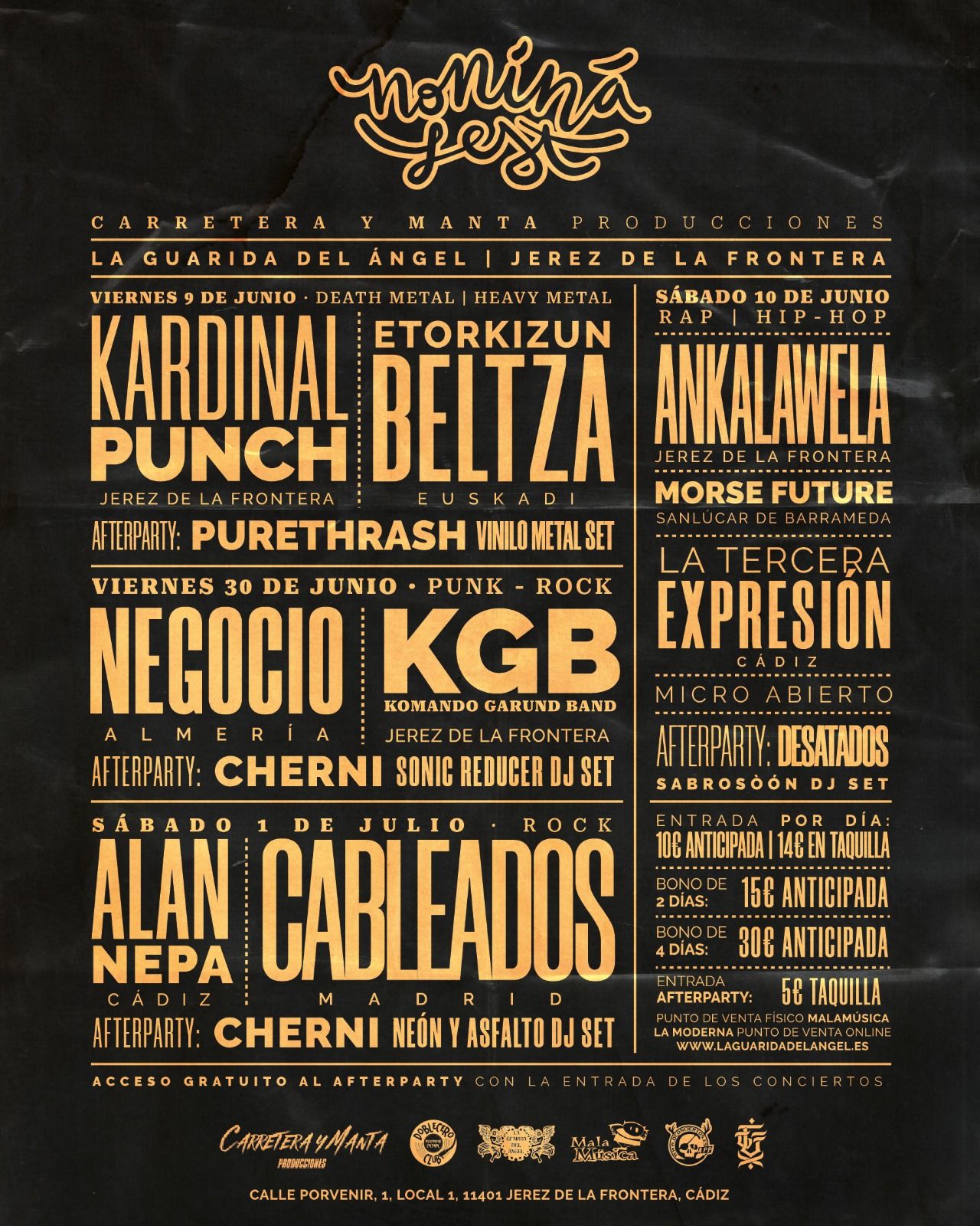 Cartel del festival.