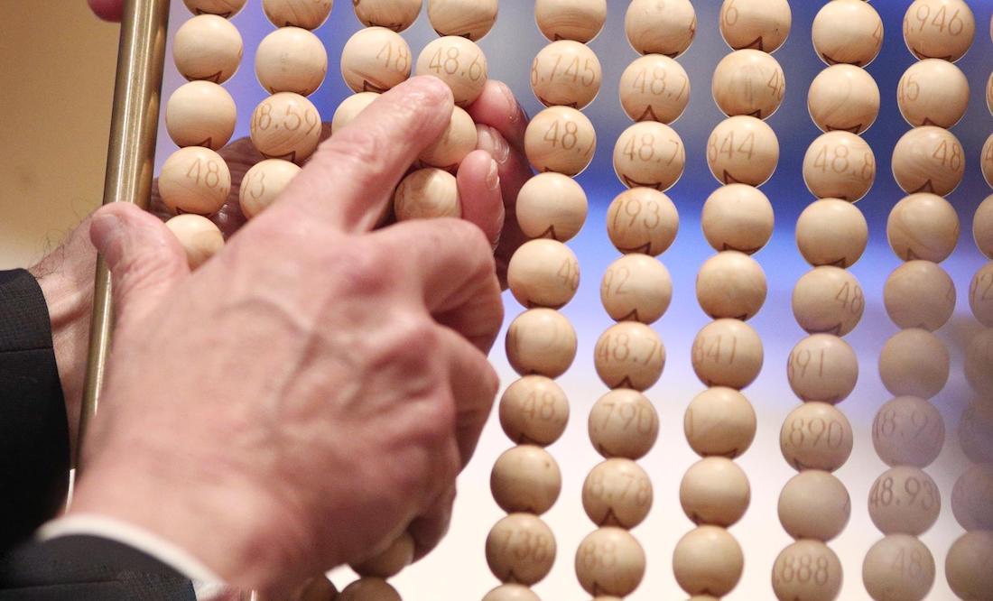 Bolas del sorteo de Lotería de Navidad. FOTO: EP