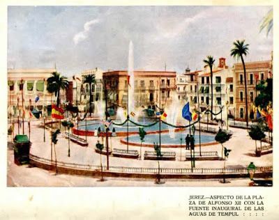 Aspecto de la actual plaza del Arenal a principios del siglo XIX.