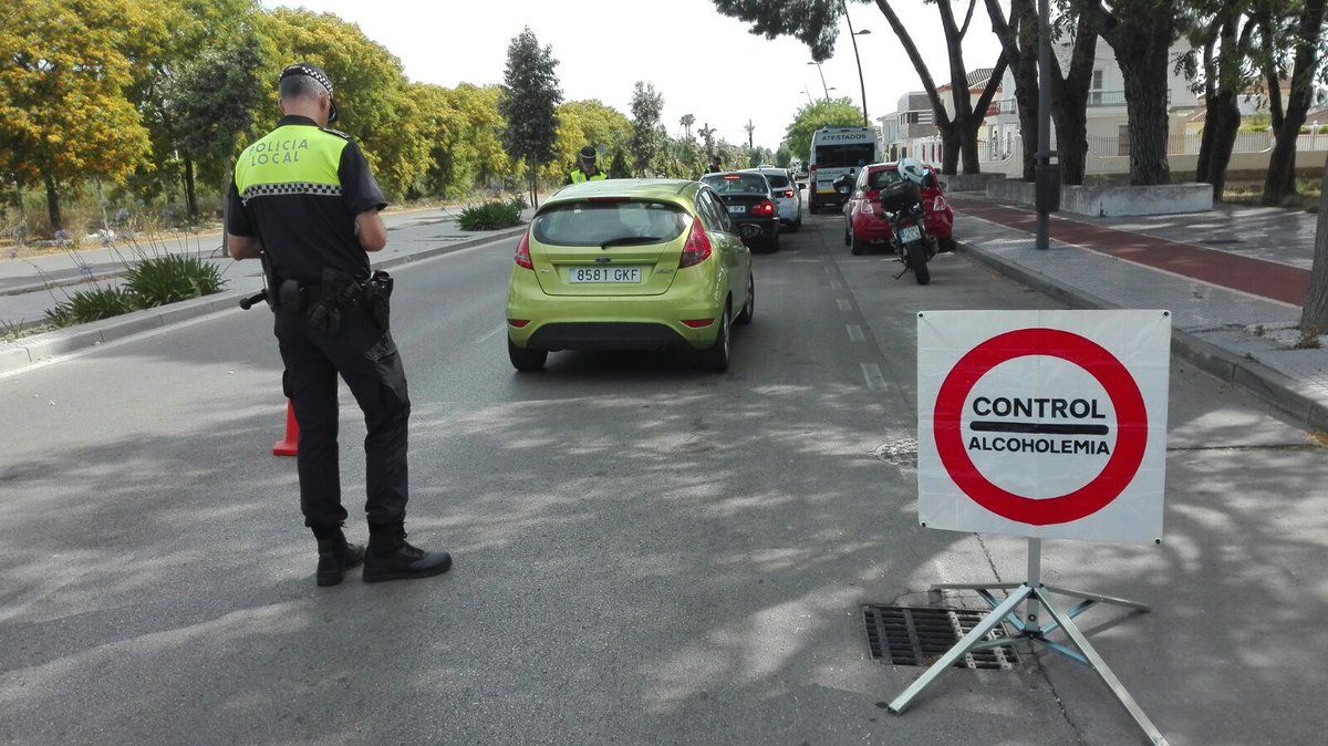Un control de alcoholemia, en una imagen de archivo.