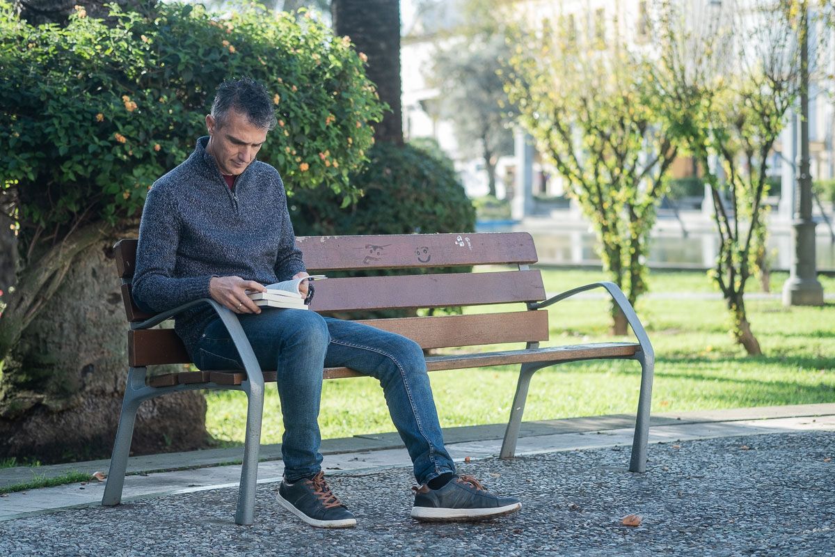 Cristóbal Pérez, en días pasados, tras el encuentro con lavozdelsur.es / FOTO: MANU GARCÍA