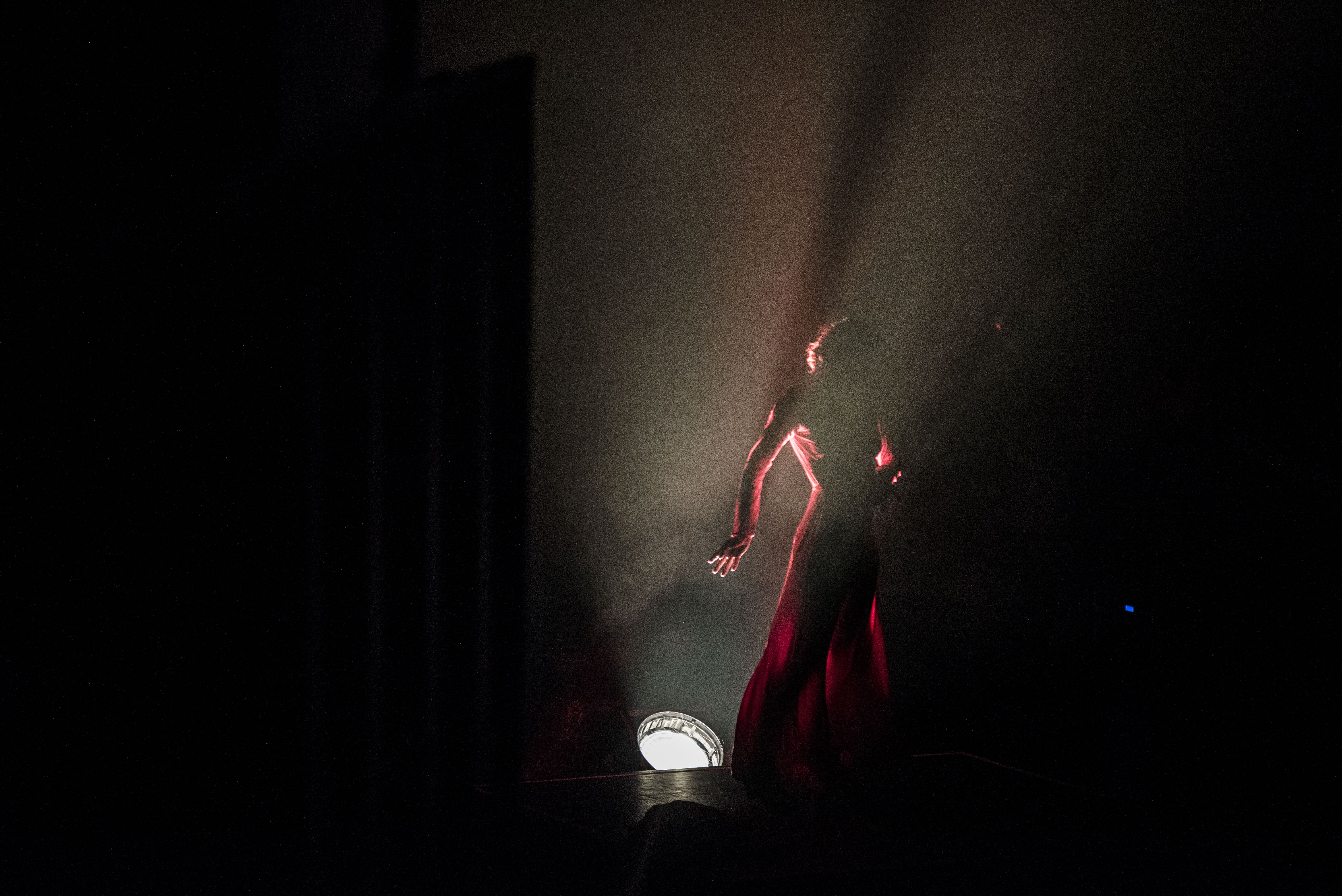 Ana Morales, durante el estreno de 'La Cuerda Floja' en el Teatro Central - Foto: Archivo Bienal de Flamenco de Sevilla - Claudia Ruiz