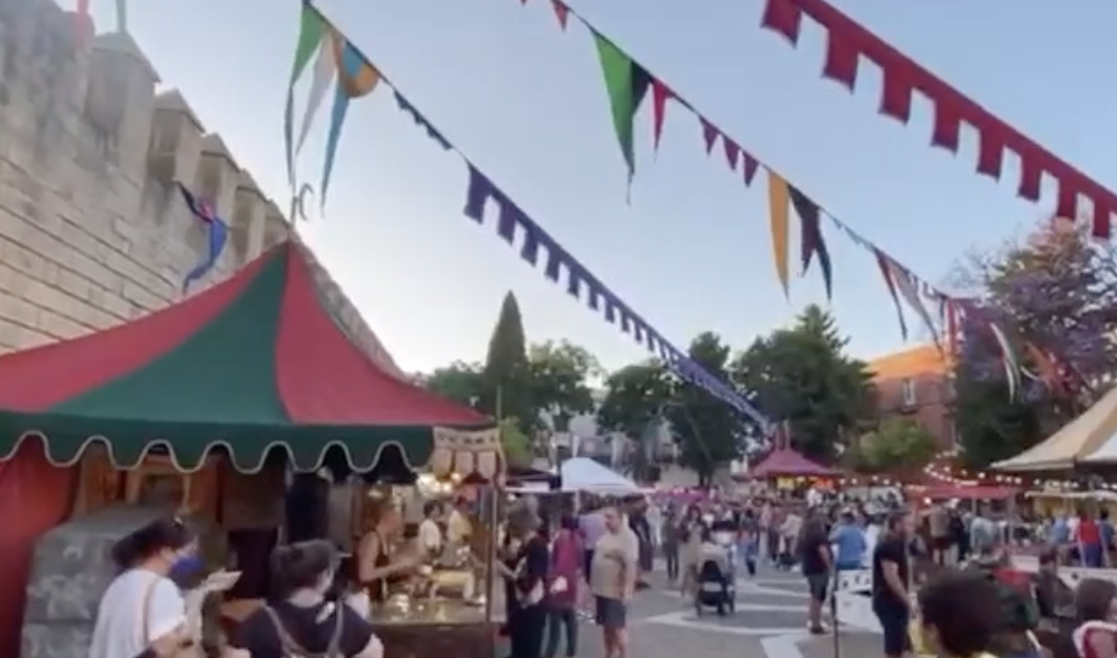 Mercado medieval en una edición pasada en El Puerto.