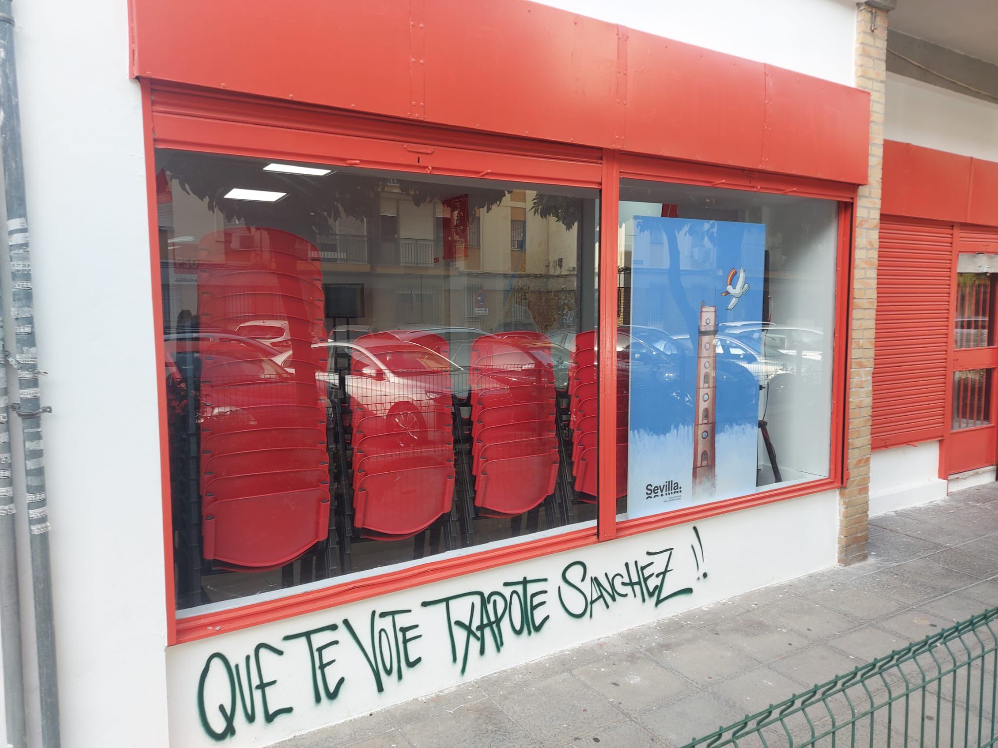 Sede del PSOE en la Macarena.