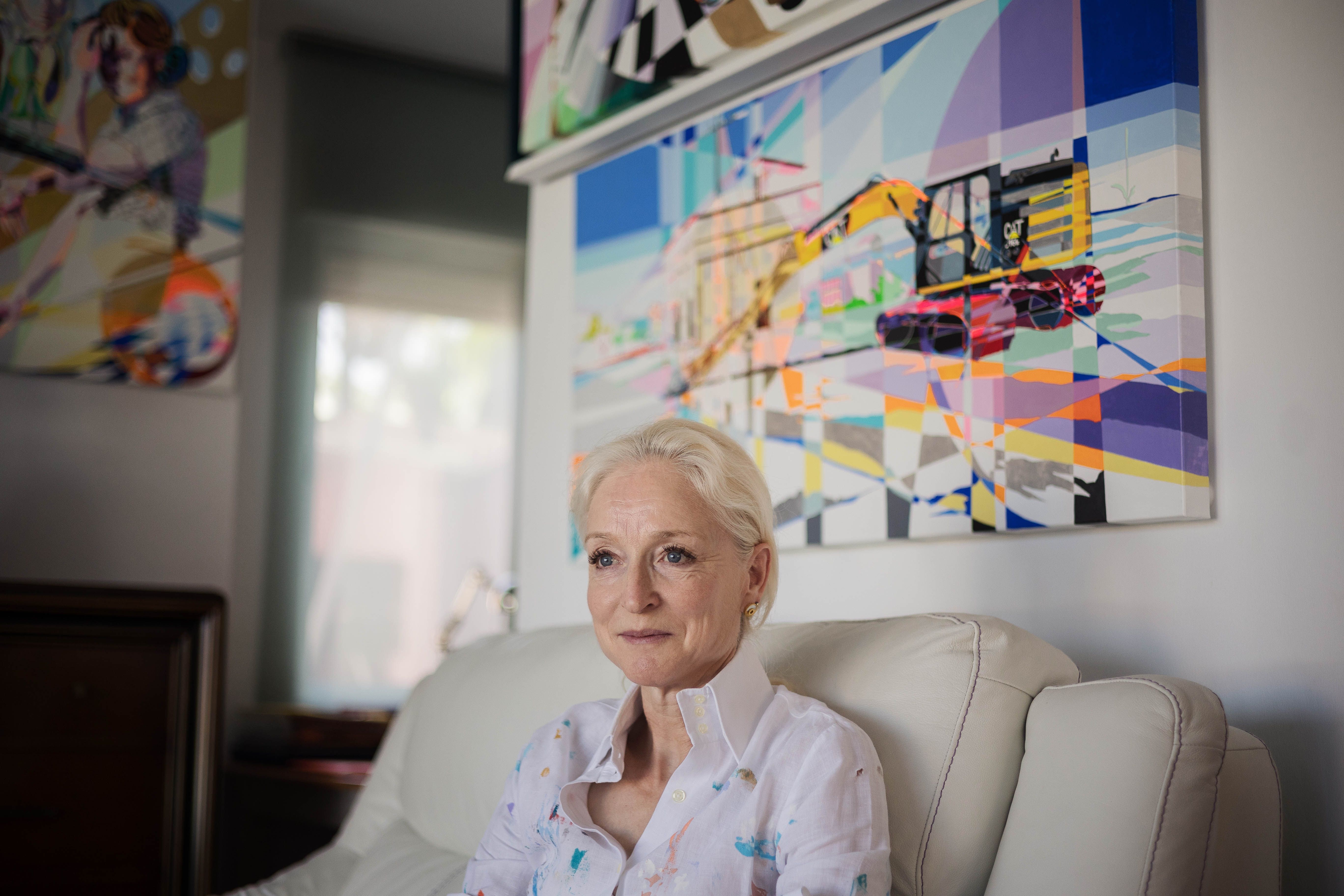 La alemana comparte los detalles de sus obras. 