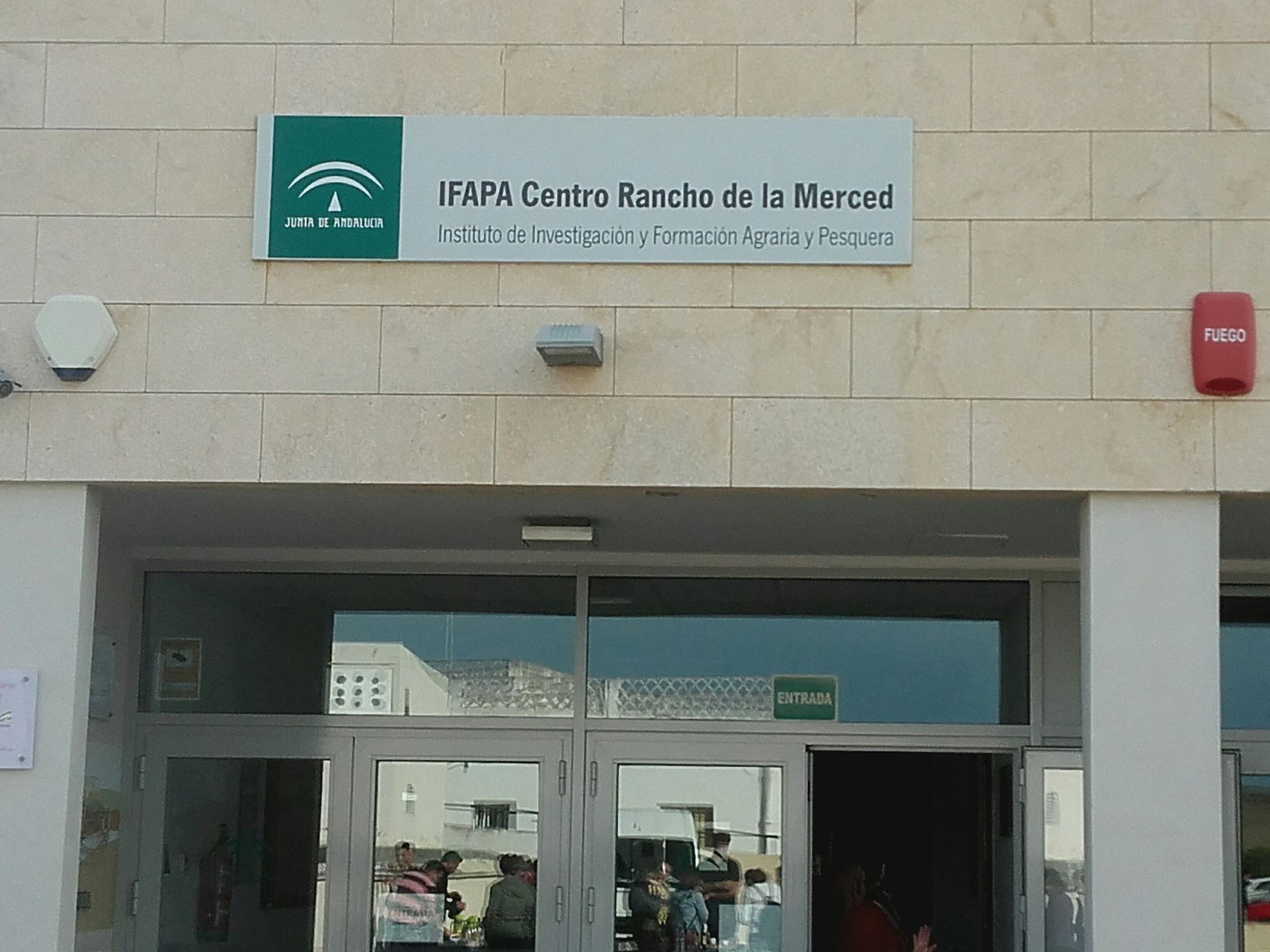 El instituto Rancho de la Merced en Jerez es uno de los centros donde Tempo presta sus servicios de limpieza.