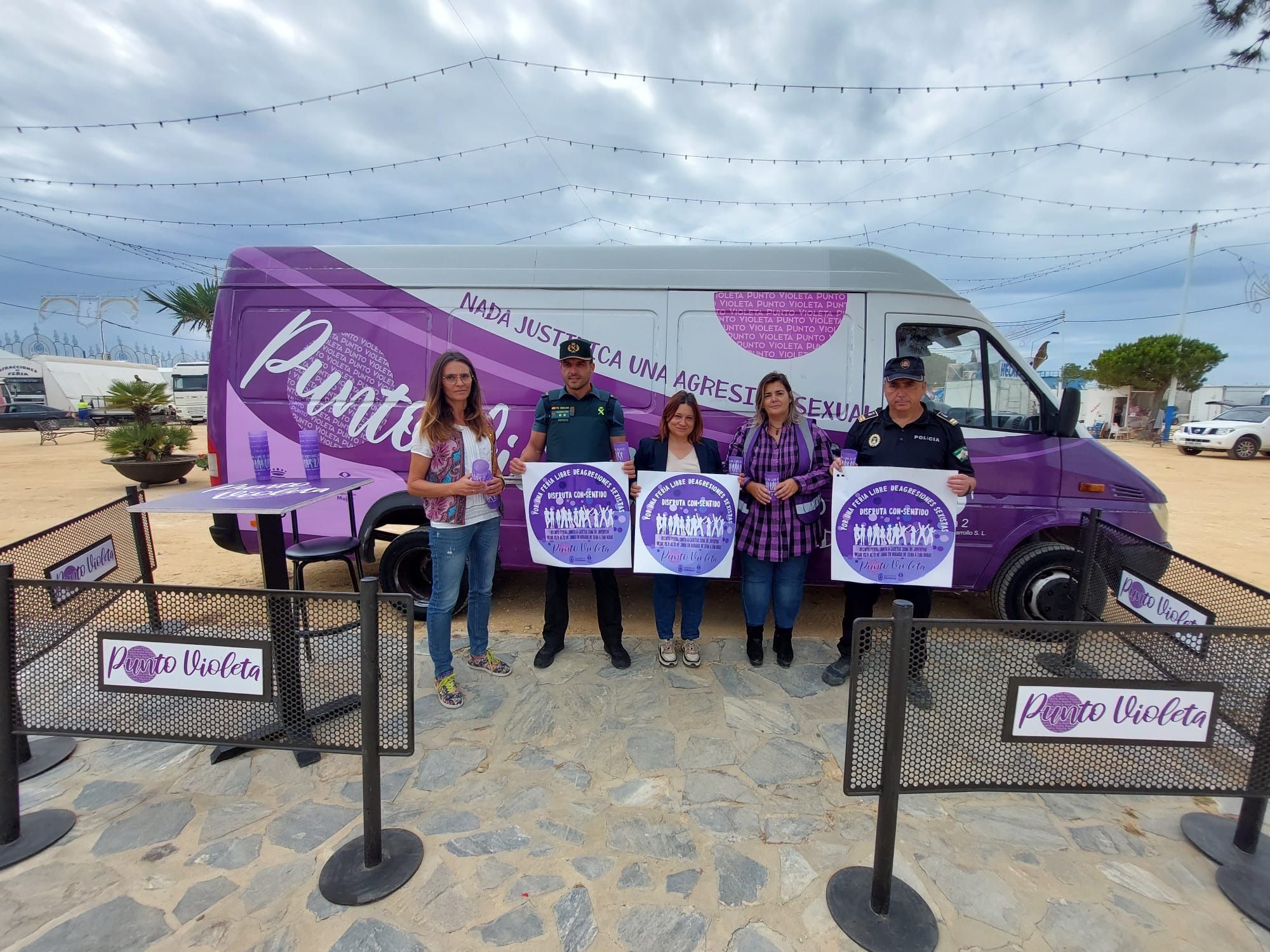 Punto violeta en la Feria de San Antonio en Chiclana, que arranca este jueves a las 22.00 horas. Punto violeta en la Feria de San Antonio en Chiclana, que arranca este jueves a las 22.00 horas.