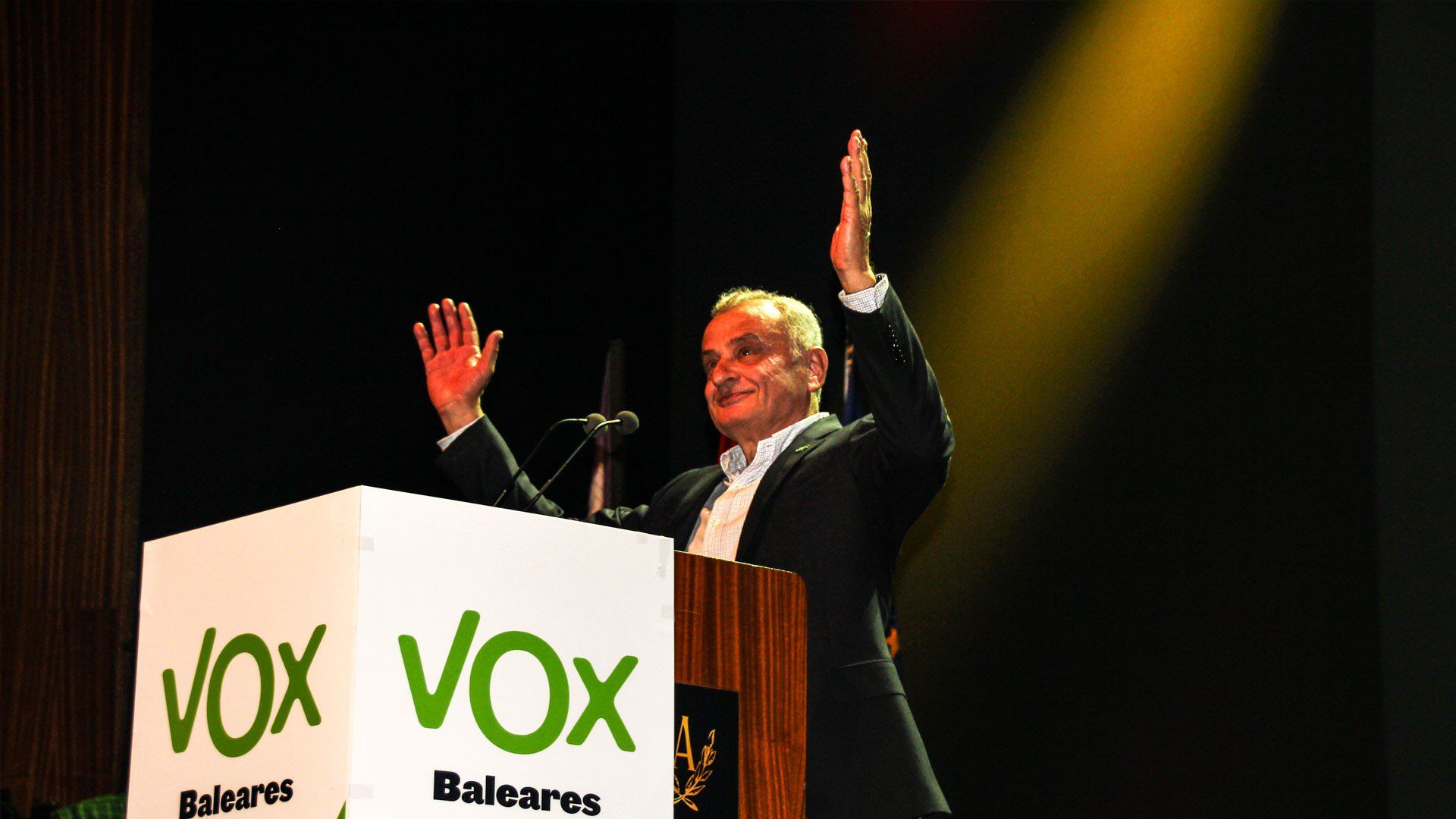 Fulgencio Coll, portavoz de Vox en el Ayuntamiento de Palma en una imagen de Twitter.