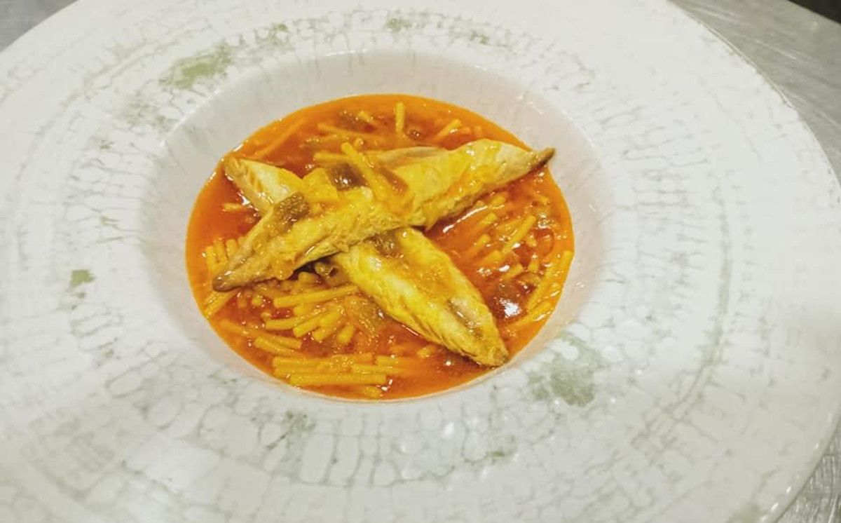 Un plato de caballa, un pescado al que San Fernando dedica una ruta.
