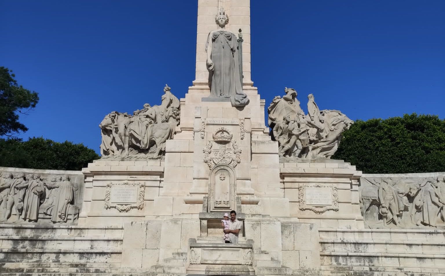 Monumento de 1812 en Cádiz. 