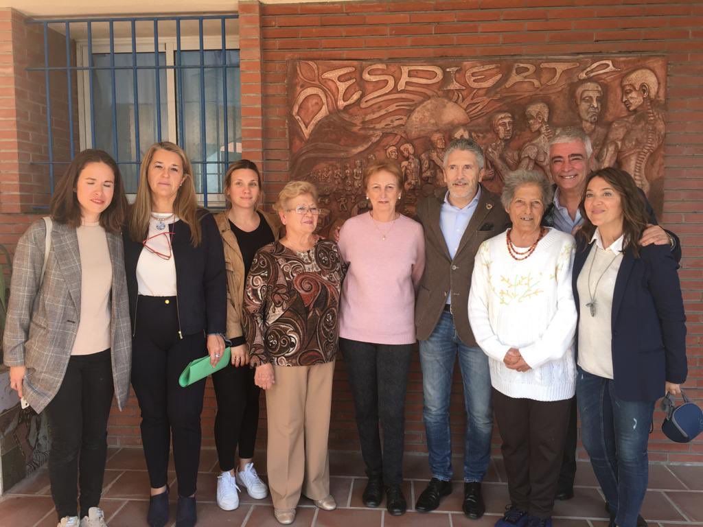 Fernando Grande-Marlaska junto a Isabel Rodríguez tras un encuentro para abordar el problema del narcotráfico en el Campo de Gibraltar.