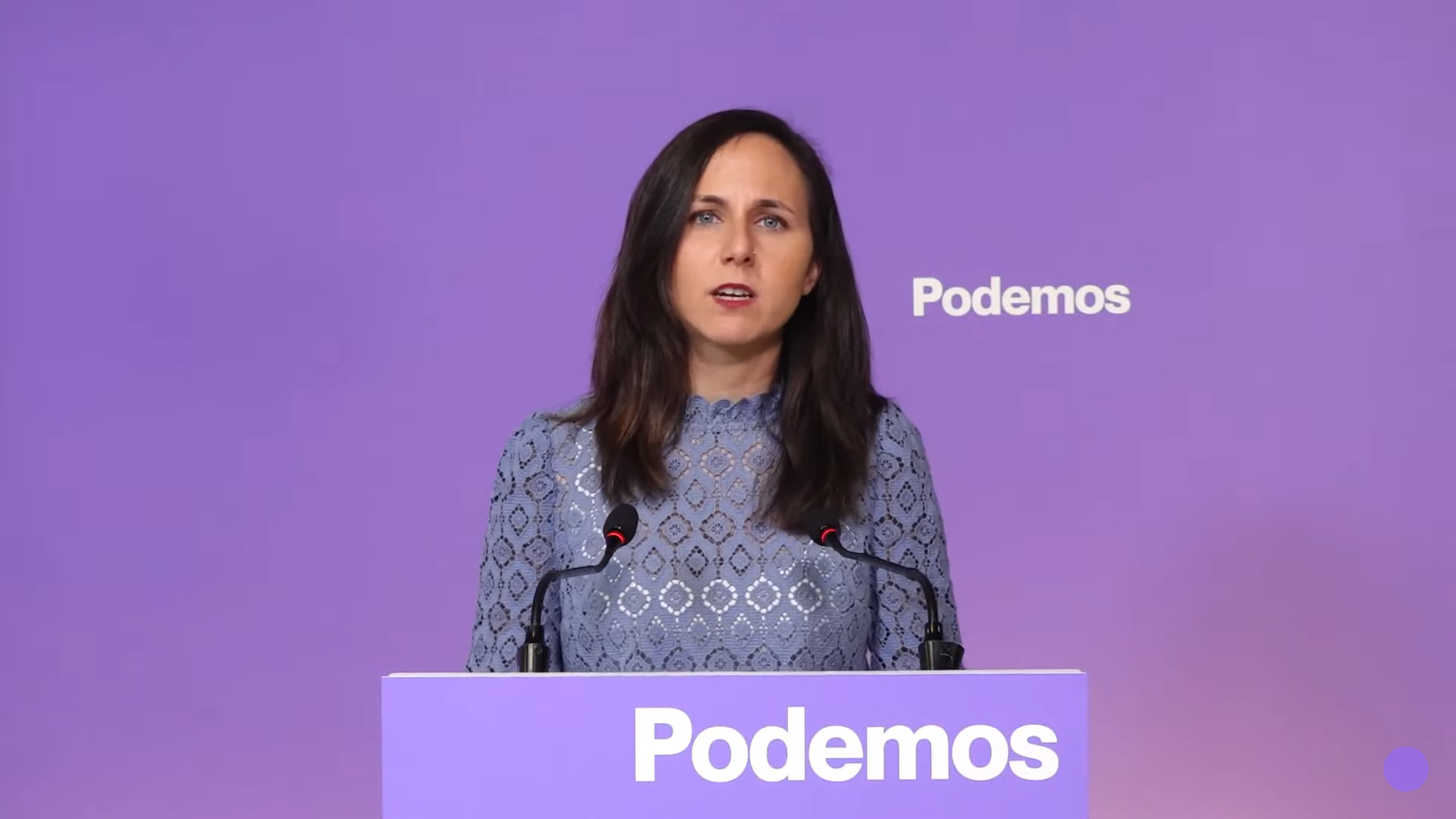 Ione Belarra, secretaria general de Podemos.