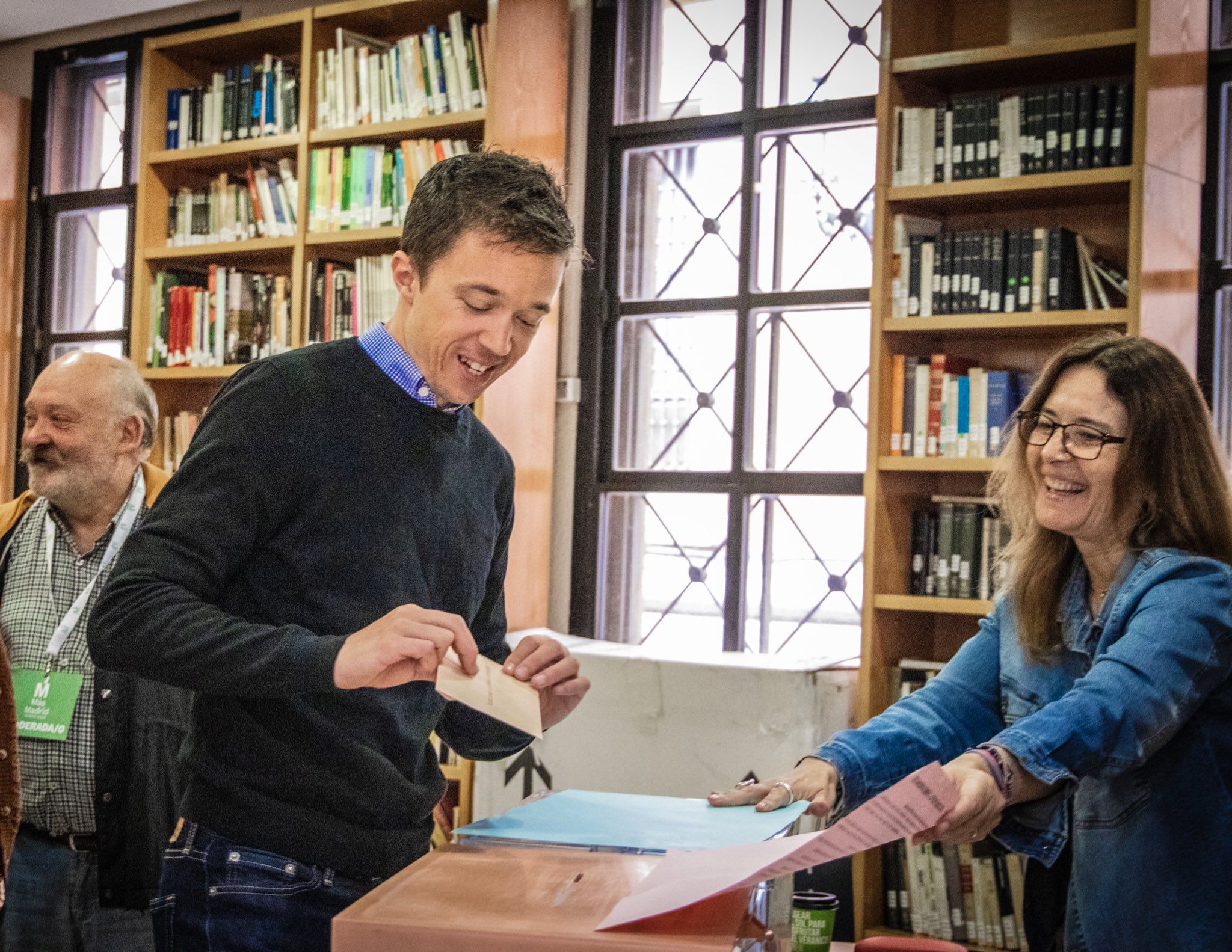 Íñigo Errejón en las elecciones municipales. Íñigo Errejón en las elecciones municipales.