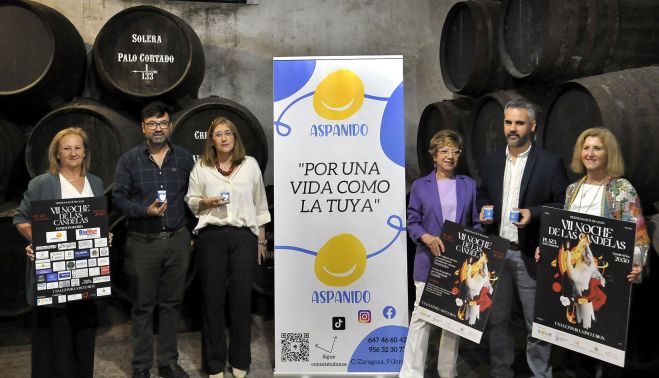 Noche de las candelas de la asociación Aspanido en una imagen de archivo