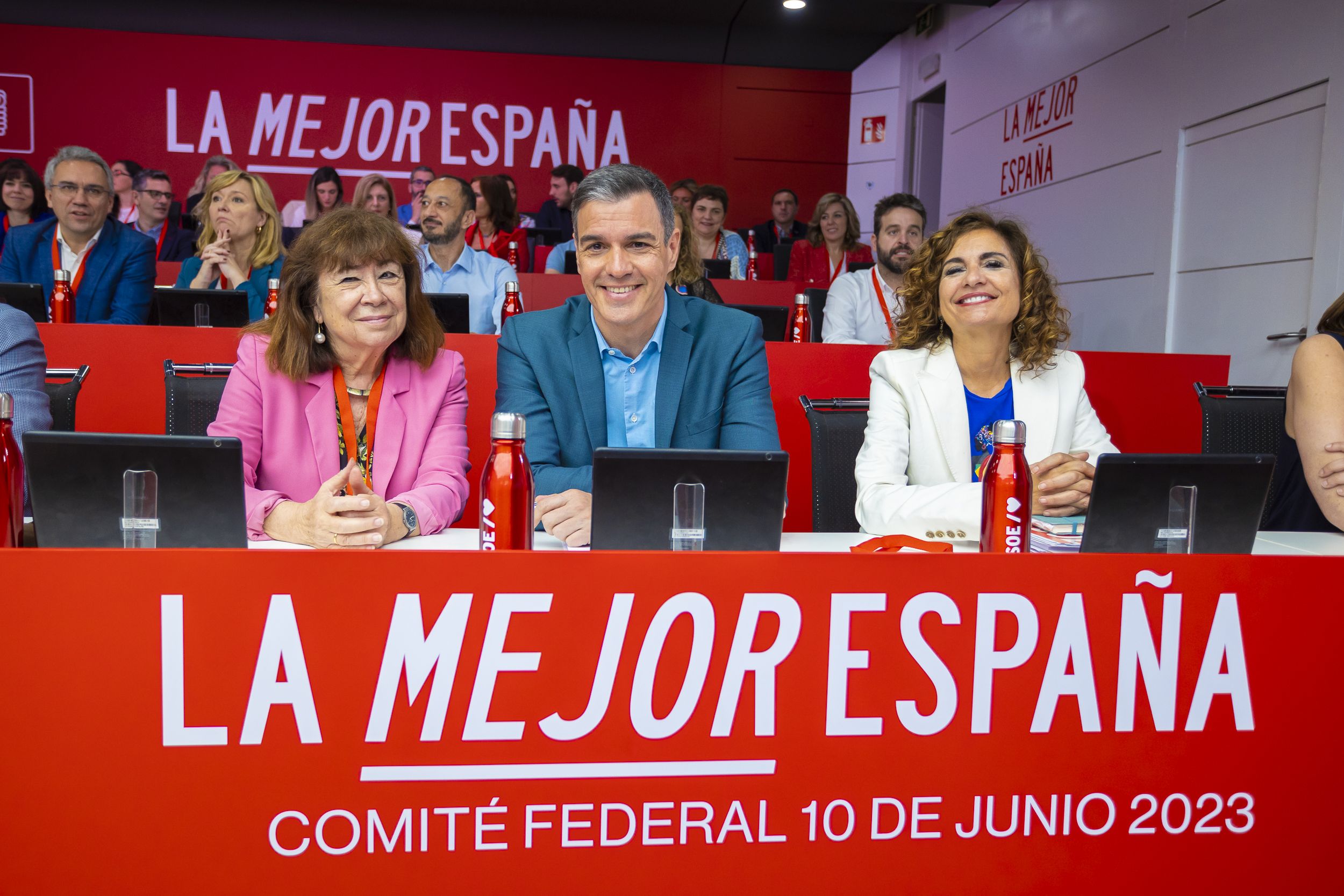 Pedro Sánchez en el Comité Federal del PSOE.