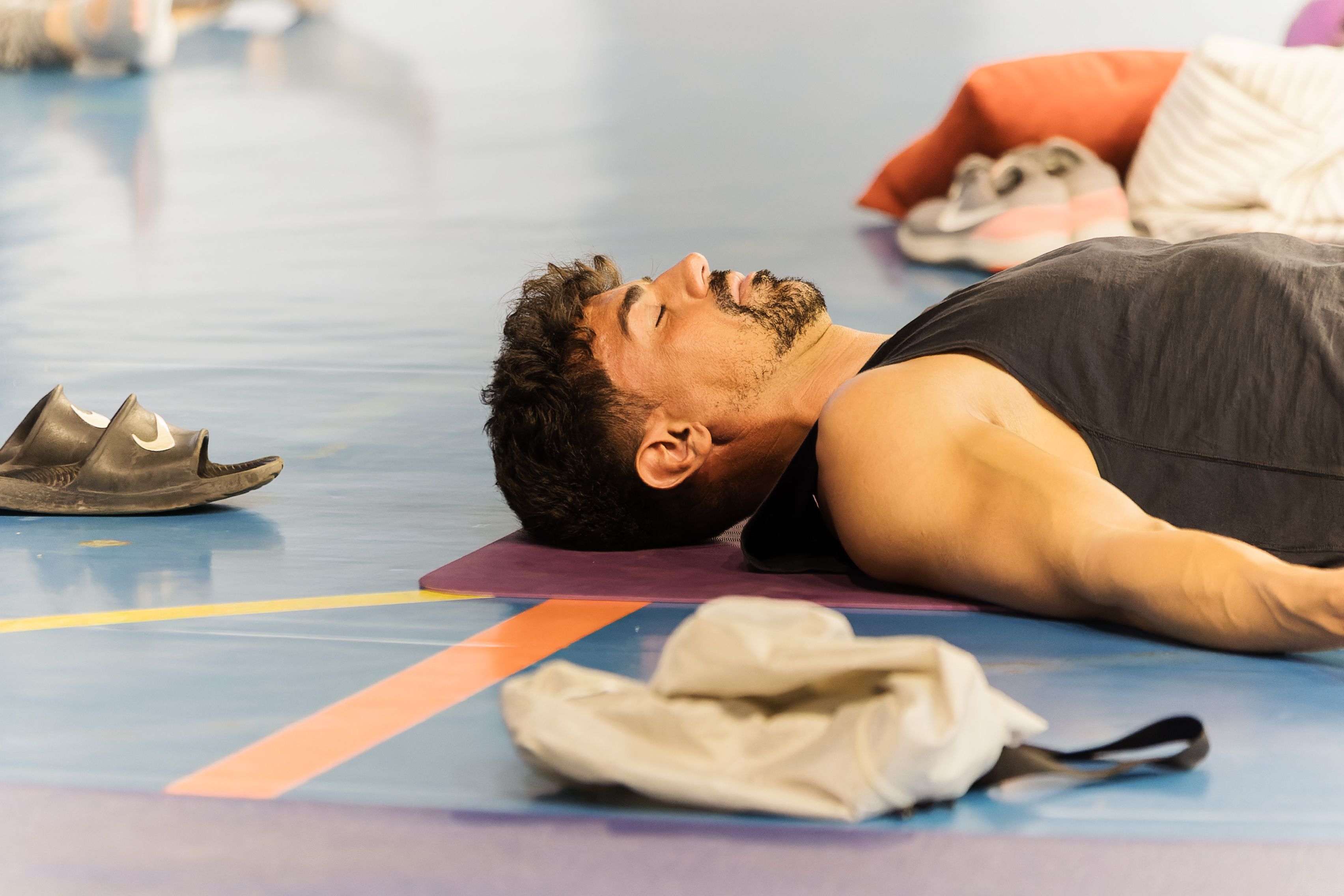 Congreso de yoga en el Palacio de Deportes de Jerez