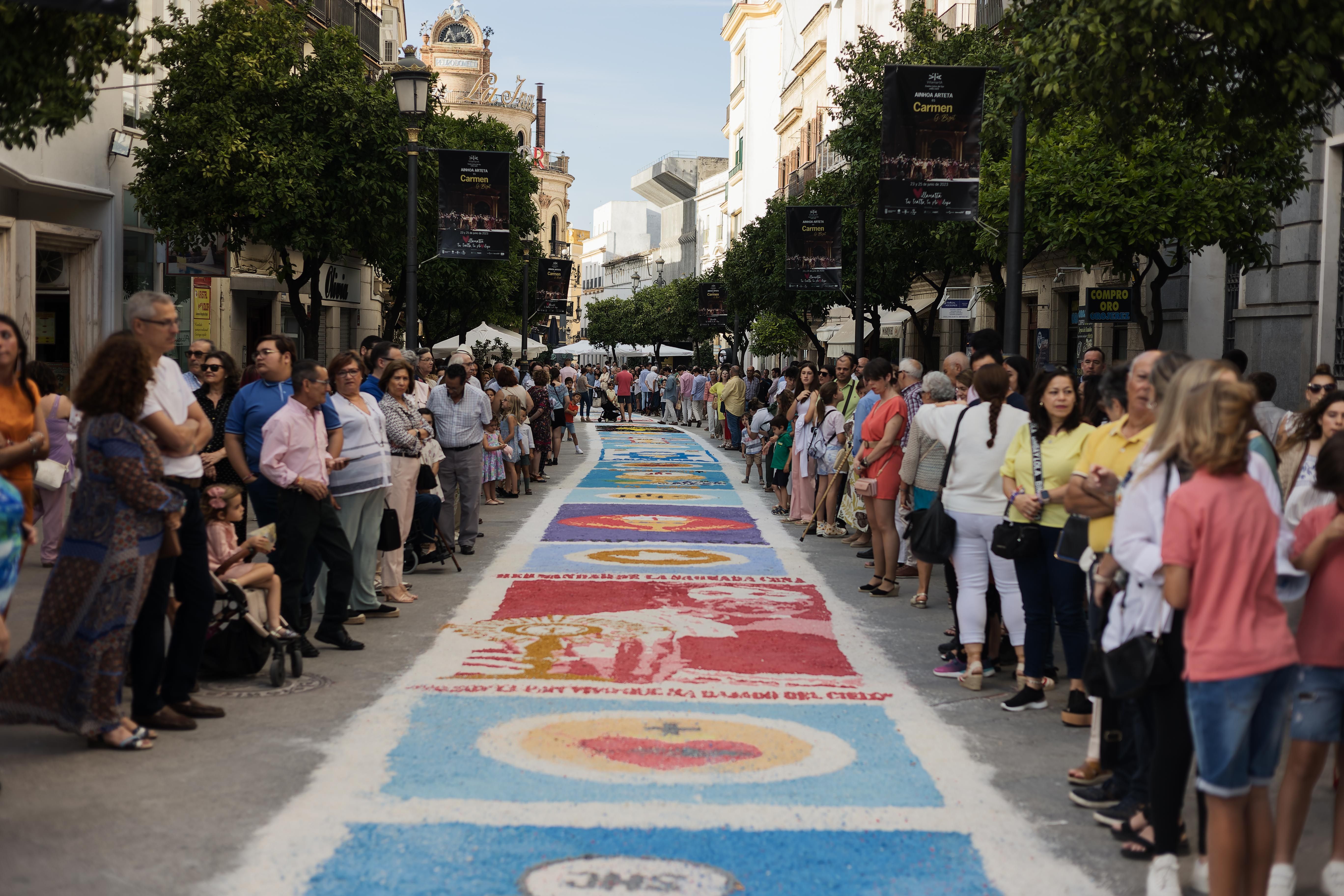 Procesión del Corpus Christi de Jerez 2023. 