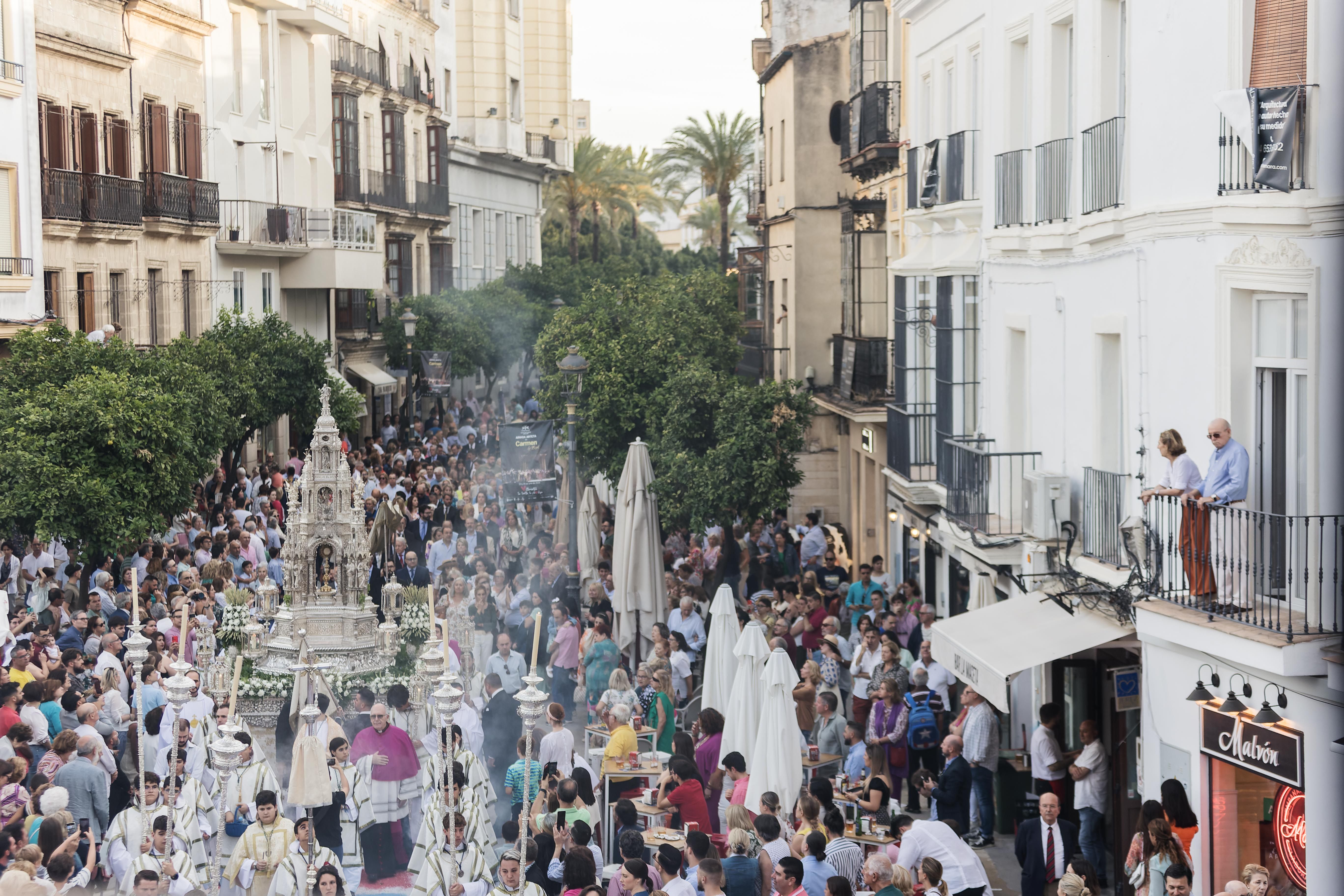 Procesión del Corpus Christi de Jerez 2023. 