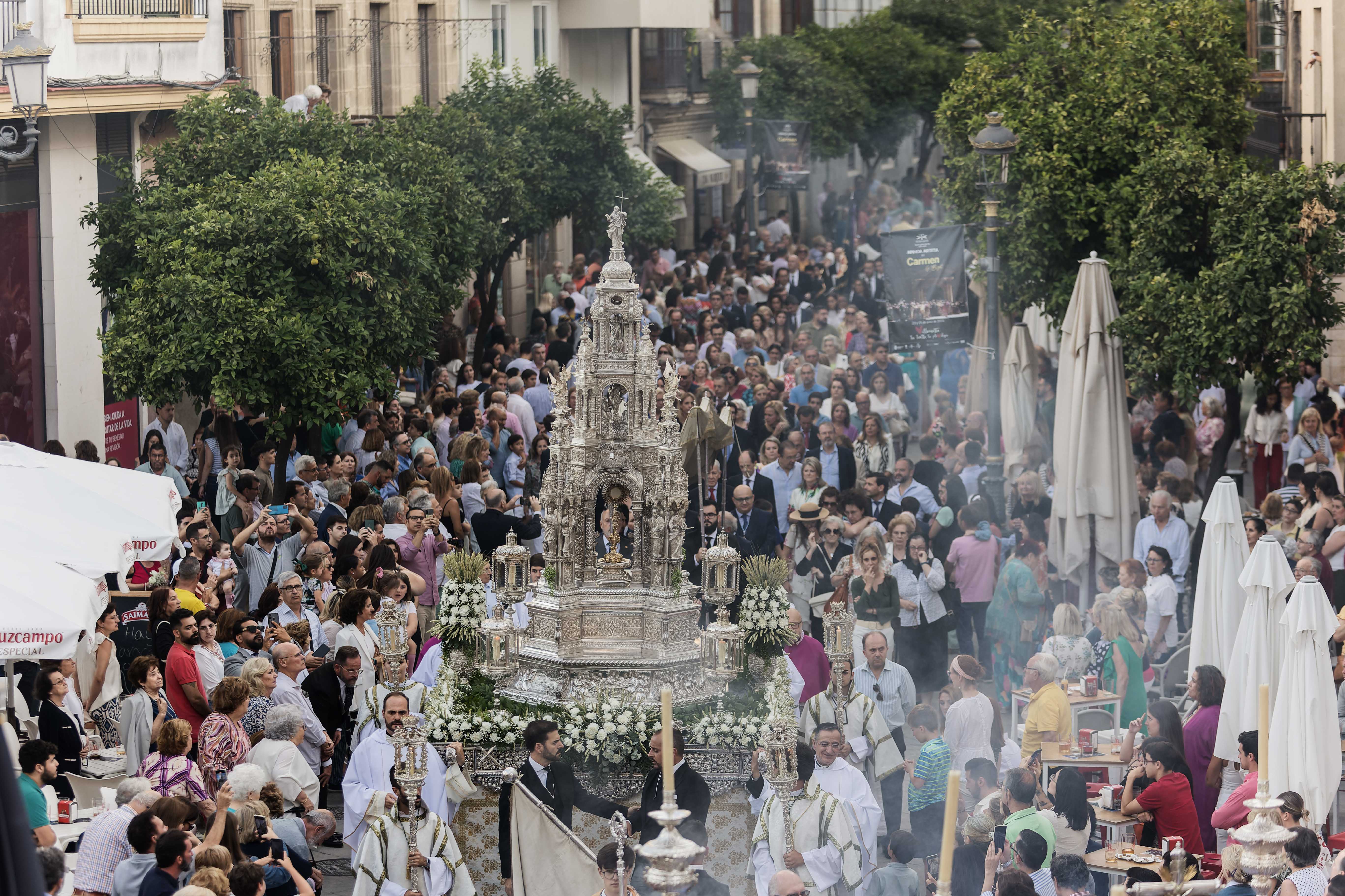 Procesión del Corpus Christi de Jerez 2023. 