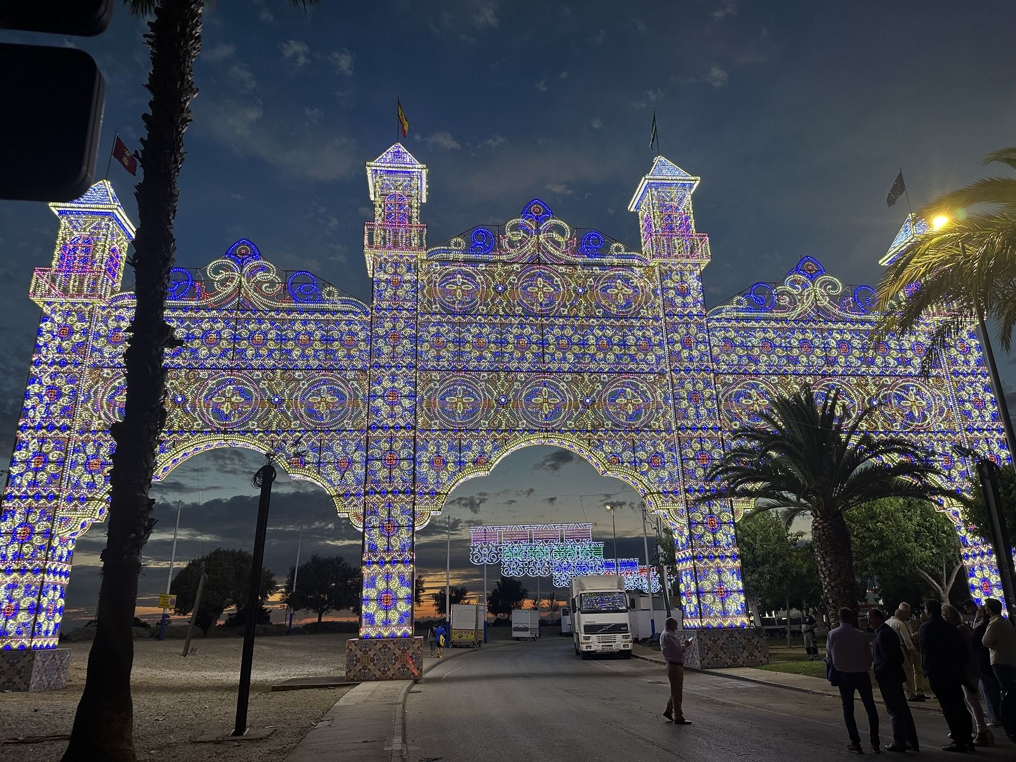 Feria de San Antonio en Chiclana, donde ha tenido lugar el suceso. FACEBOOK Feria de San Antonio en Chiclana, donde ha tenido lugar el suceso. FACEBOOK