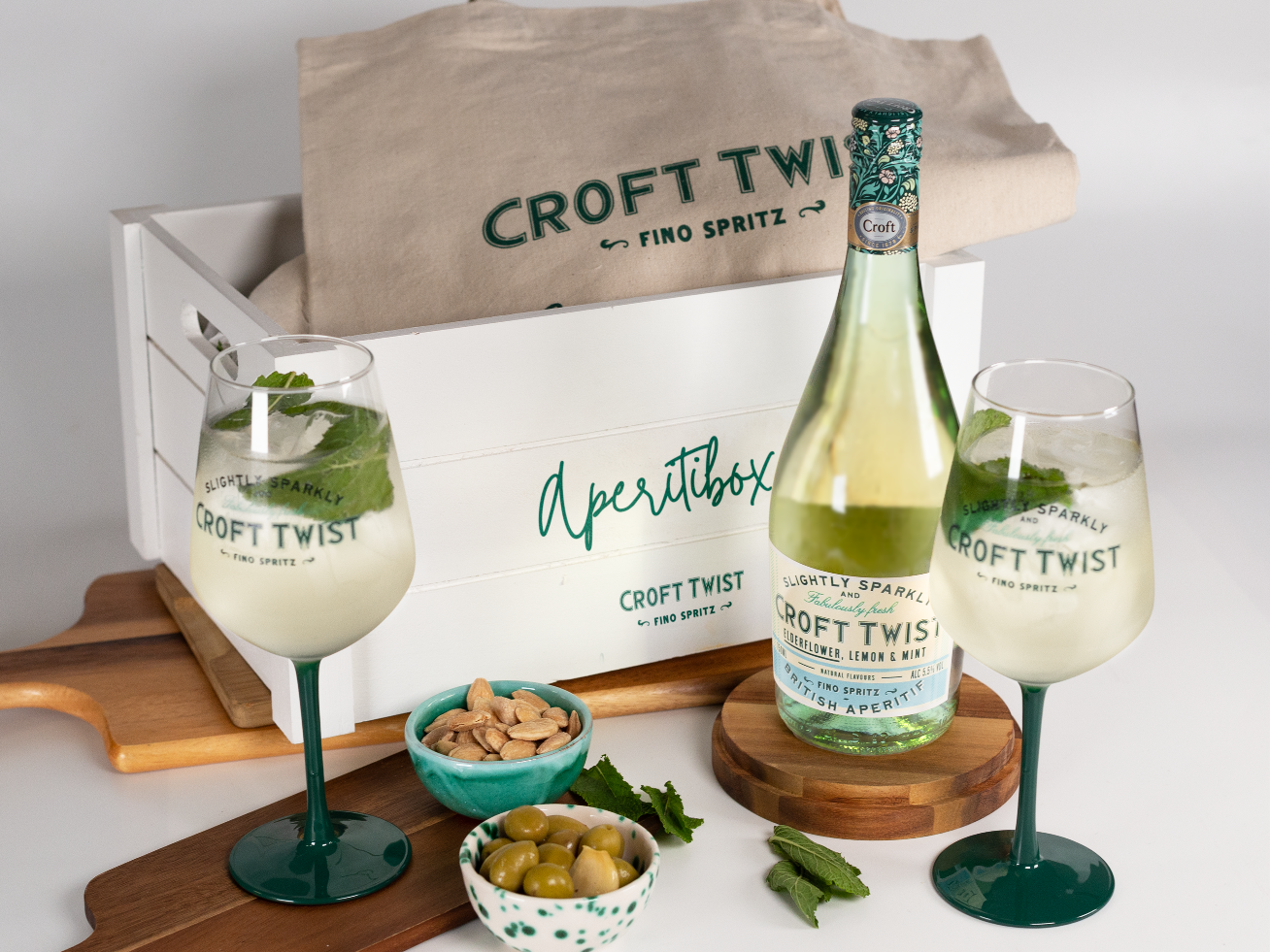 'Aperitibox', el estuche para compartir Croft Twist con amigos.