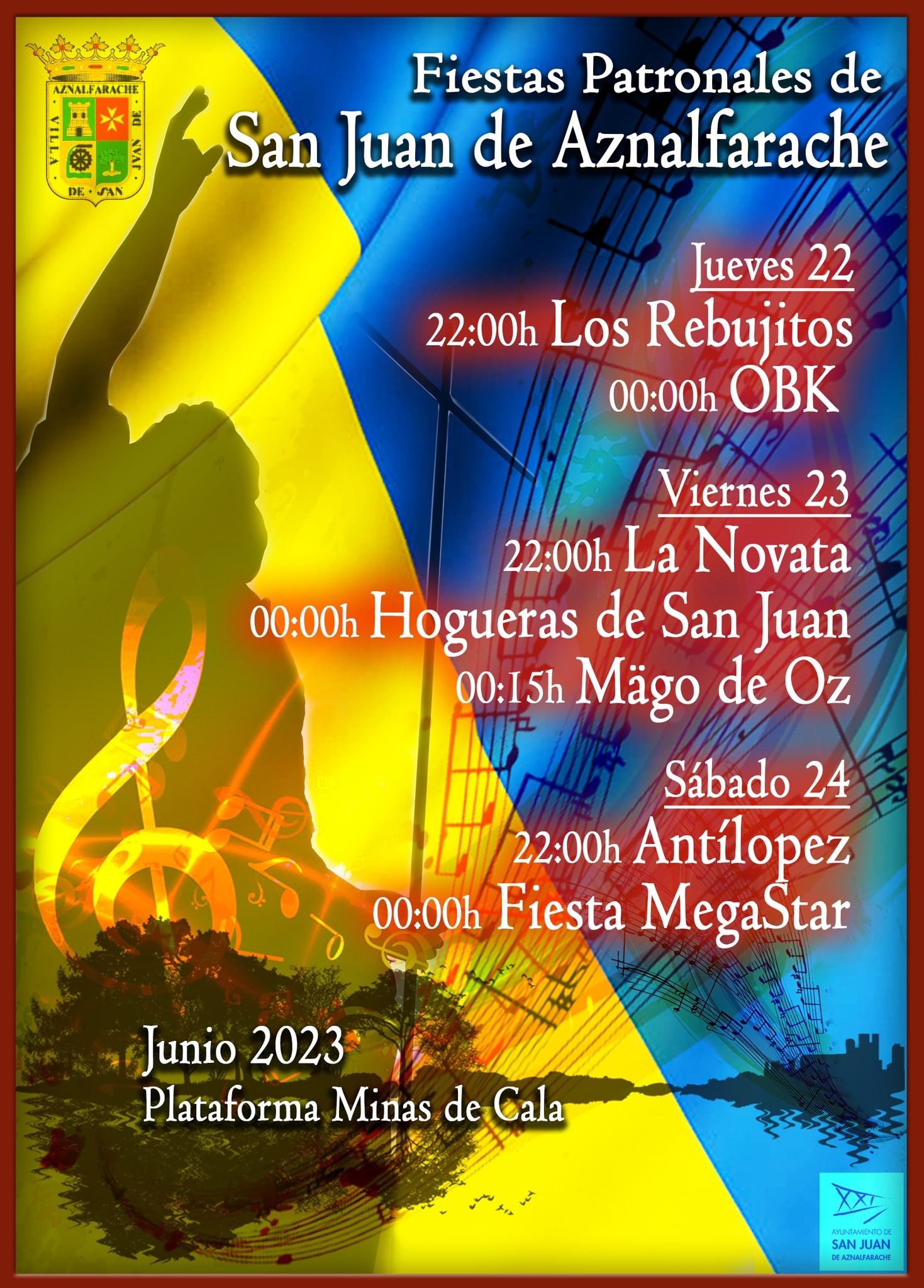 Cartel de las fiestas. 