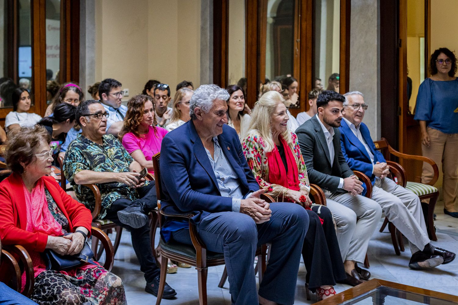 Romay, durante la presentación del acto que protagonizó en la Cámara de Comercio de Cádiz. GERMÁN MESA