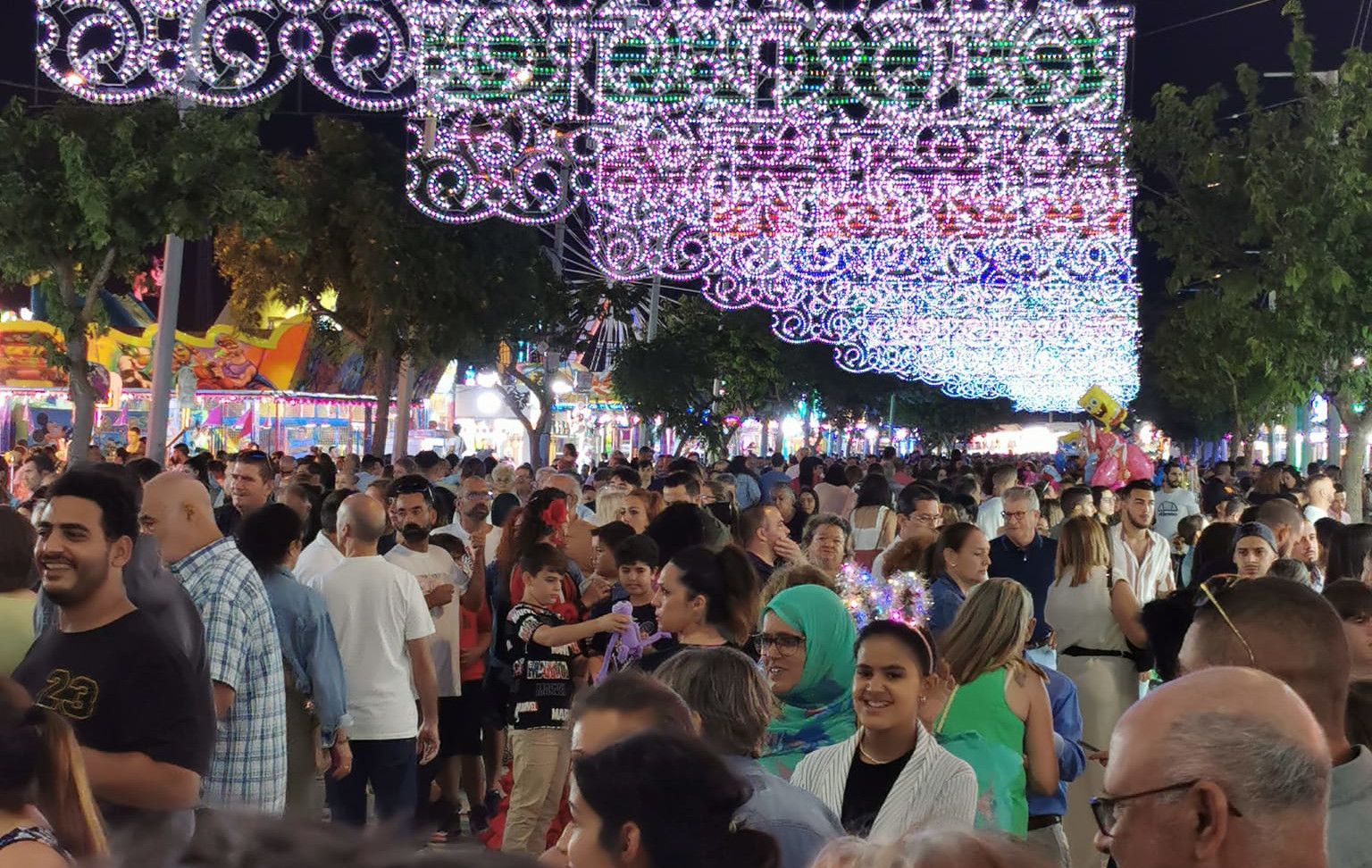 Gran afluencia en la Feria de San Antonio en Chiclana. FACEBOOK