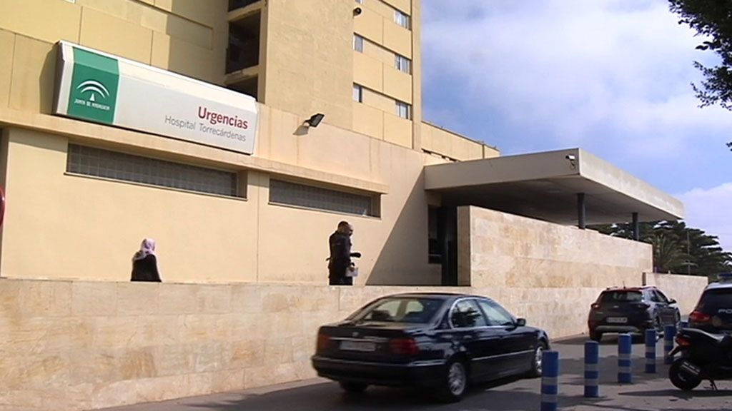 Urgencias del hospital almeriense, en una imagen de Canal Sur.
