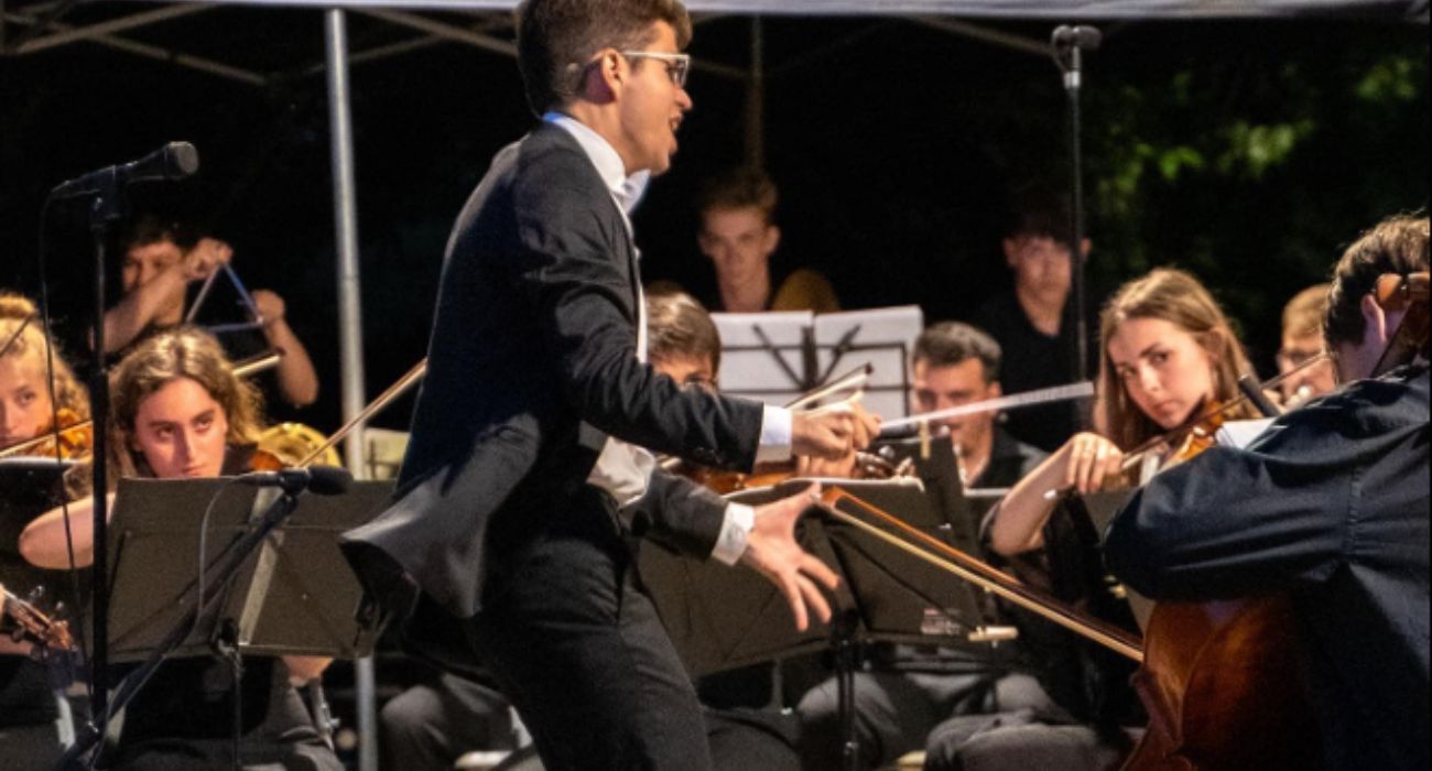 El joven jerezano Pedro Gálvez, durante un concierto.