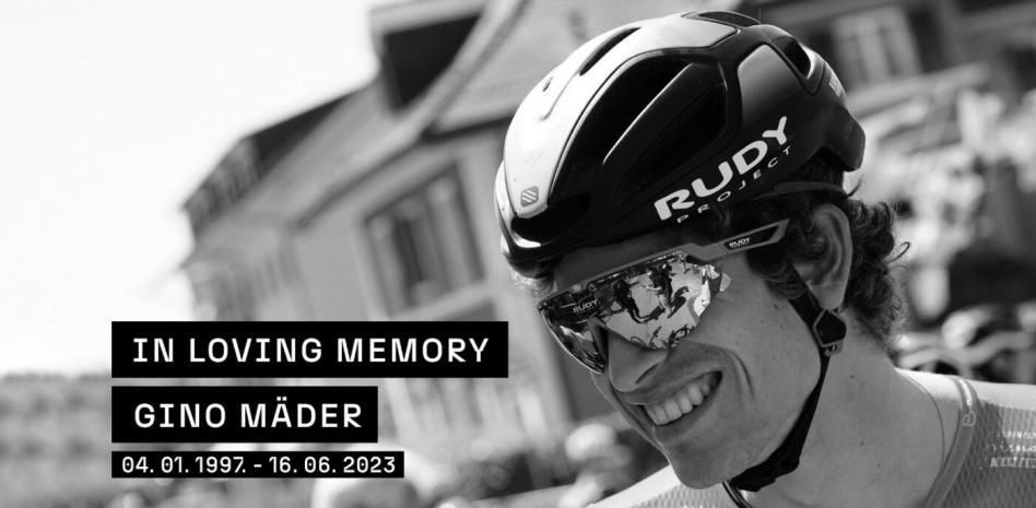 Muere Gino Mäder, un joven ciclista profesional de 26 años tras un accidente en la Vuelta a Suiza.