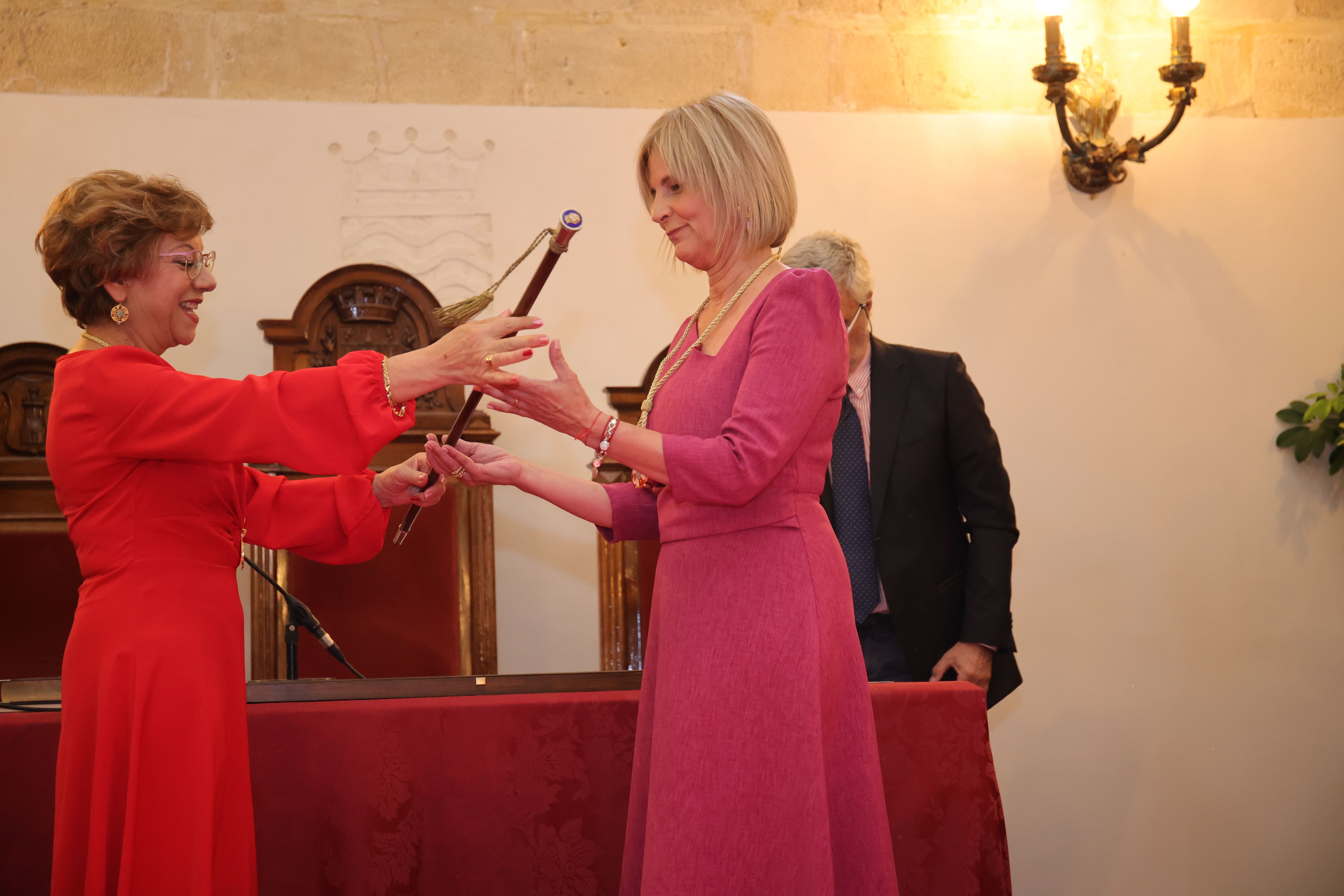 García-Pelayo, en su investidura como alcaldesa de Jerez, el pasado mes de junio.