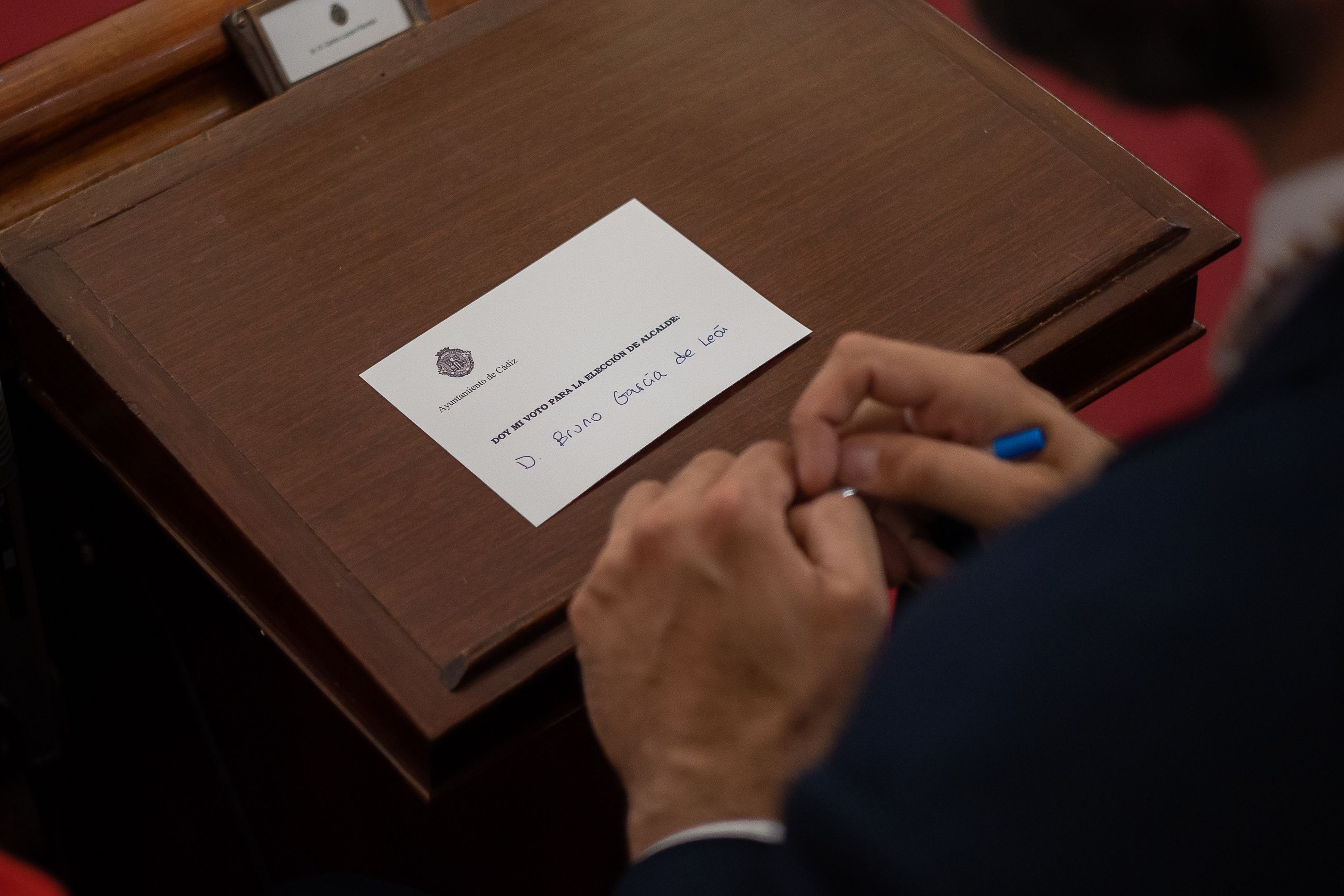 Pleno de investidura de Bruno García