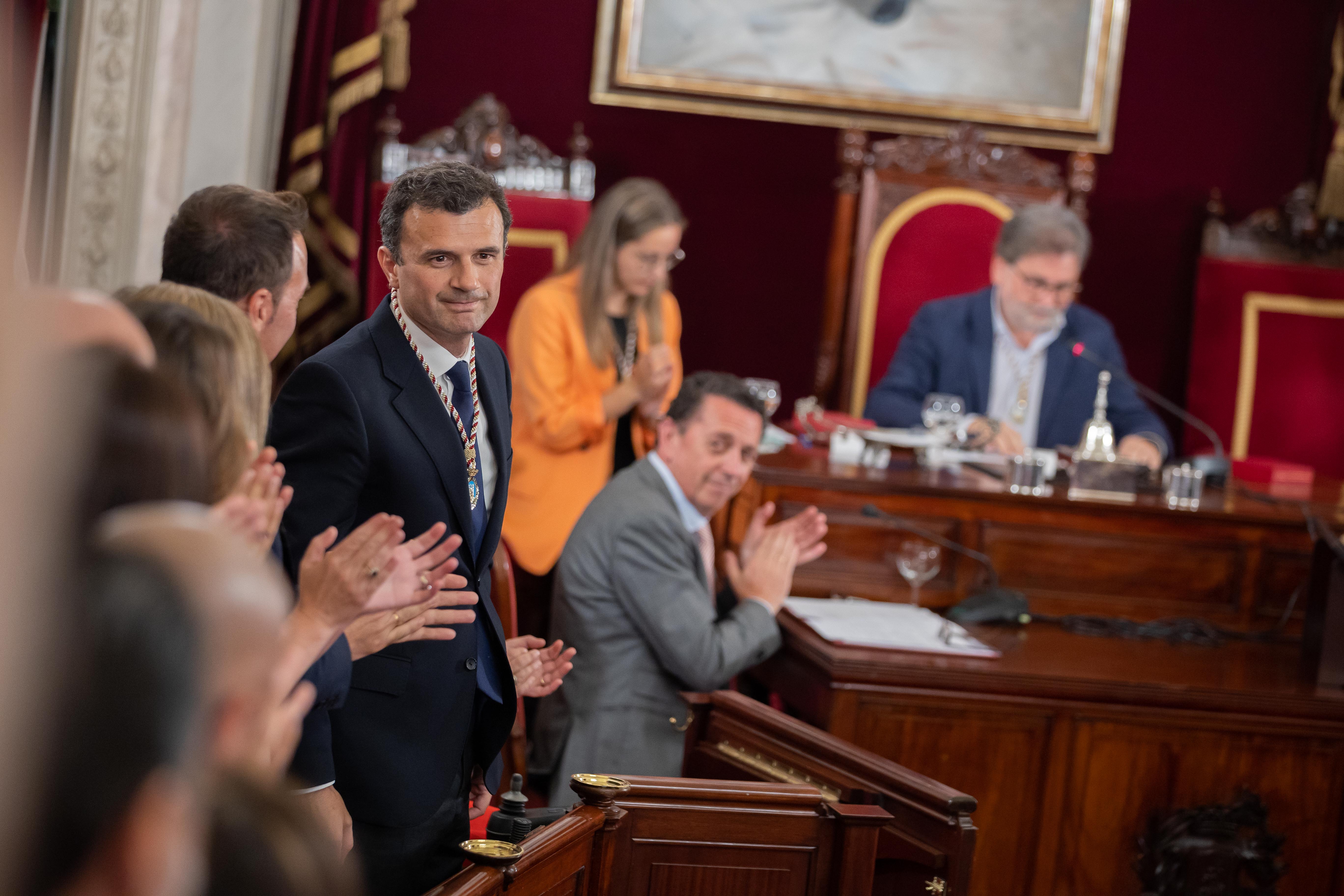 Pleno de investidura de Bruno García
